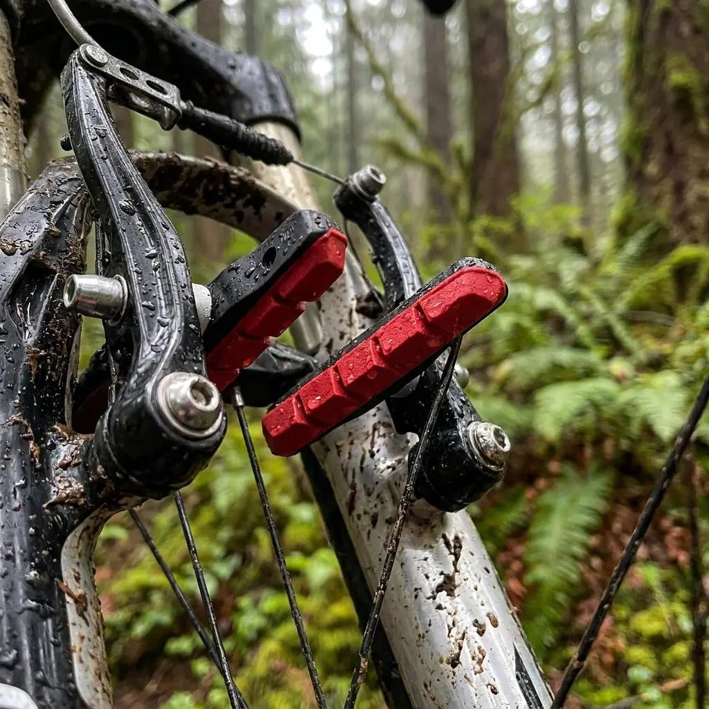 Jagwire Pattino freno per cerchio Mountain Sport rosso 2/2