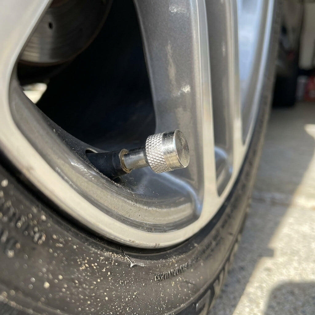 Miljnen Pieper metalen stofkap voor autoventiel, 2 stuks in polybag 2/3