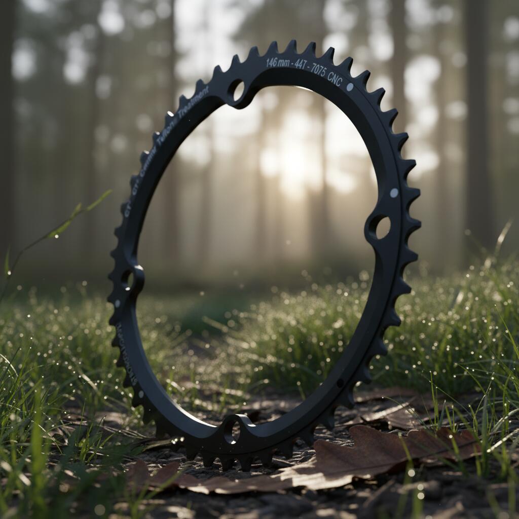 Stronglight Kettenblatt Type XTR 05/06 außen 44 Zähne, schwarz, 9-fach 2/3