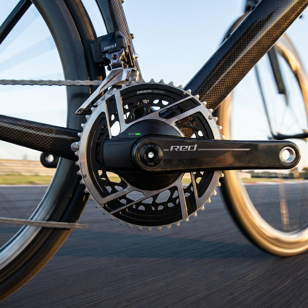 Pédalier Sram Red AXS E1 Powermeter 2X DUB DM 160 mm 2/3