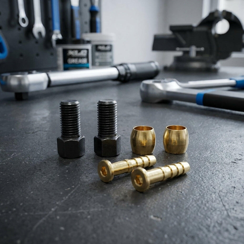 XLC aansluitset voor schijfremleiding Shimano 2/2
