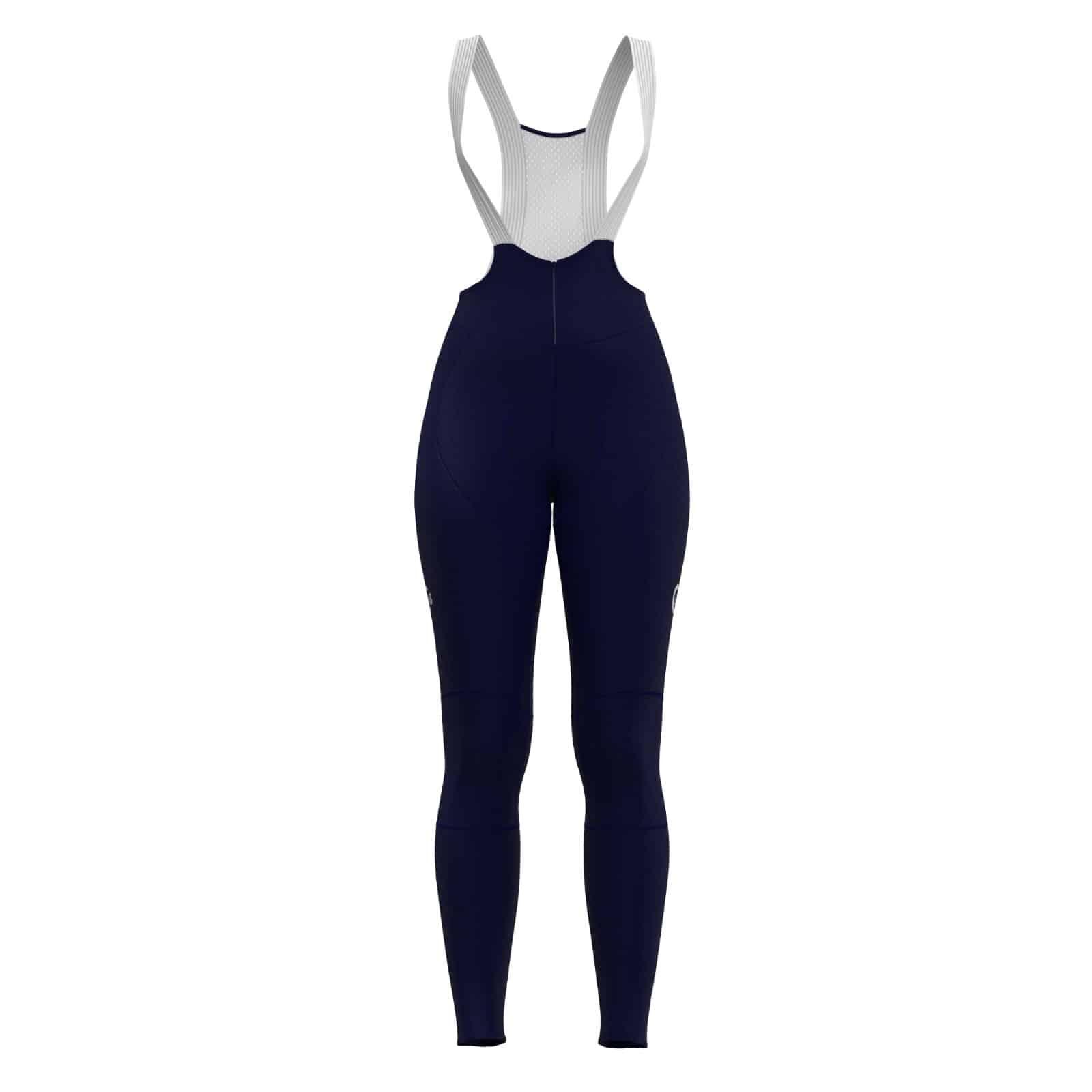 Collant de Cyclisme Femme Hiver PIRINEUS Bleu Marine 3/7