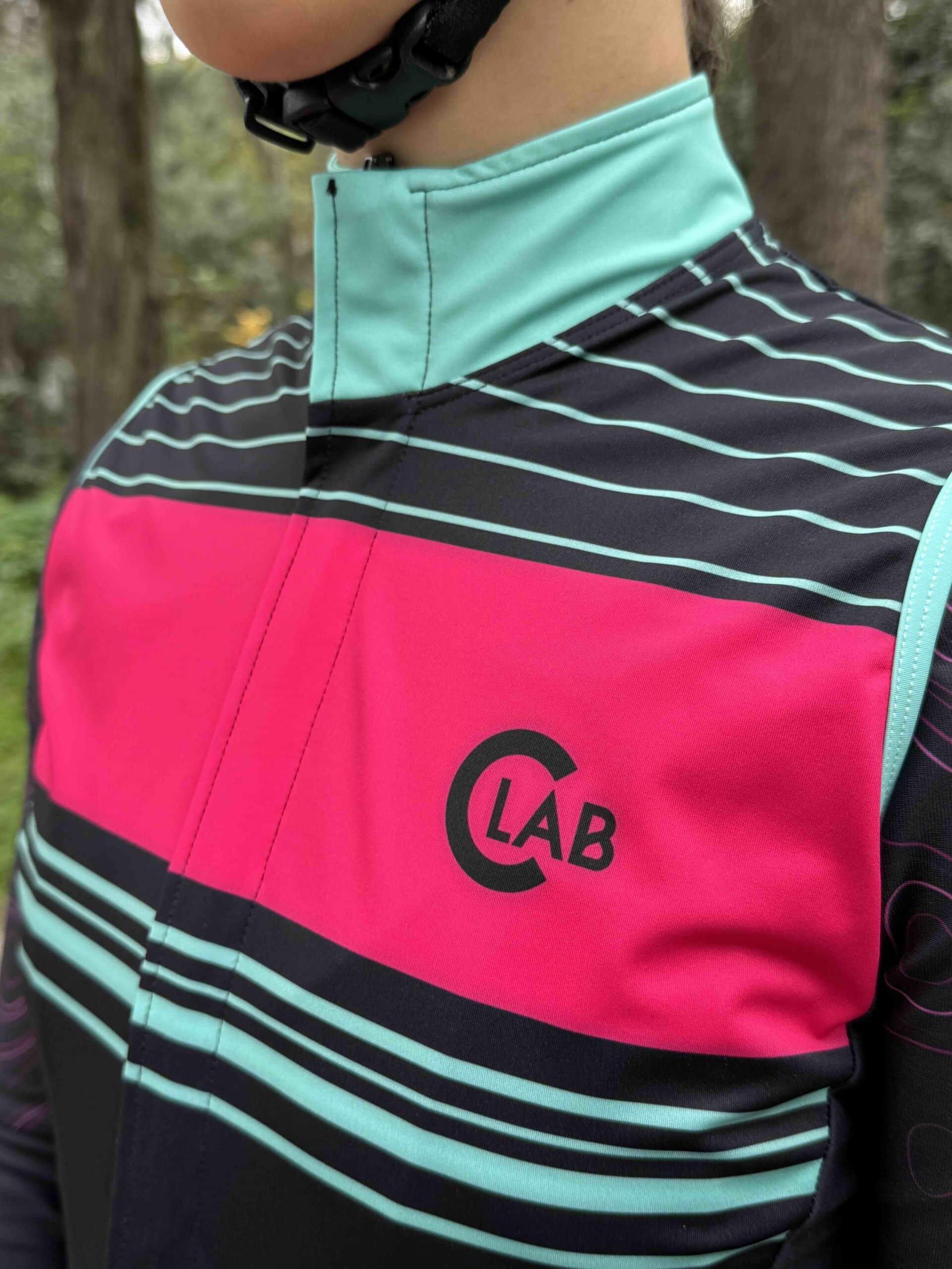 Gilet de Cyclisme Femme Imperméable Coupe-Vent ALPS Contrast Noir 5/7