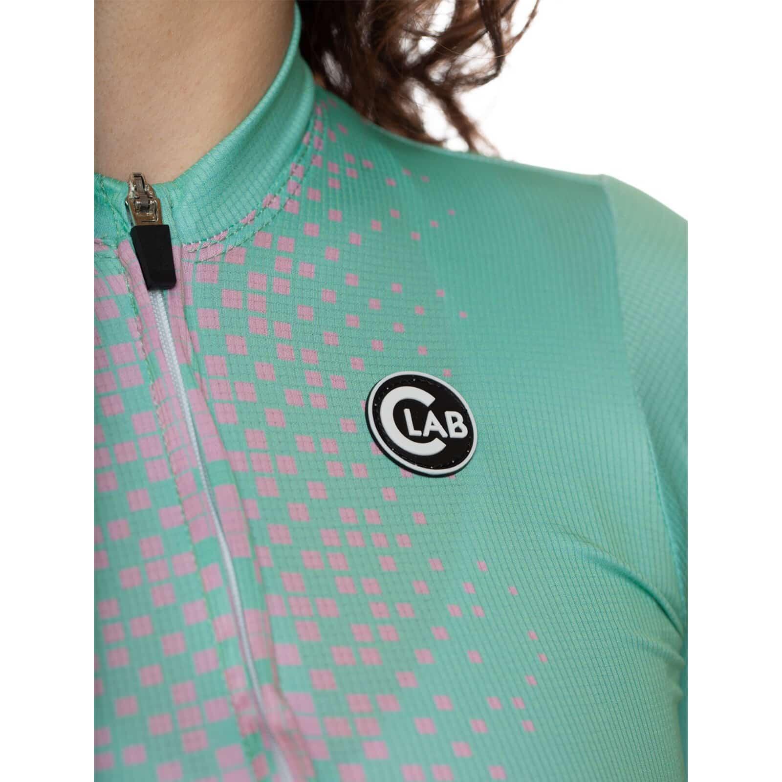 Maglia da ciclismo donna Unica verde chiaro 5/7
