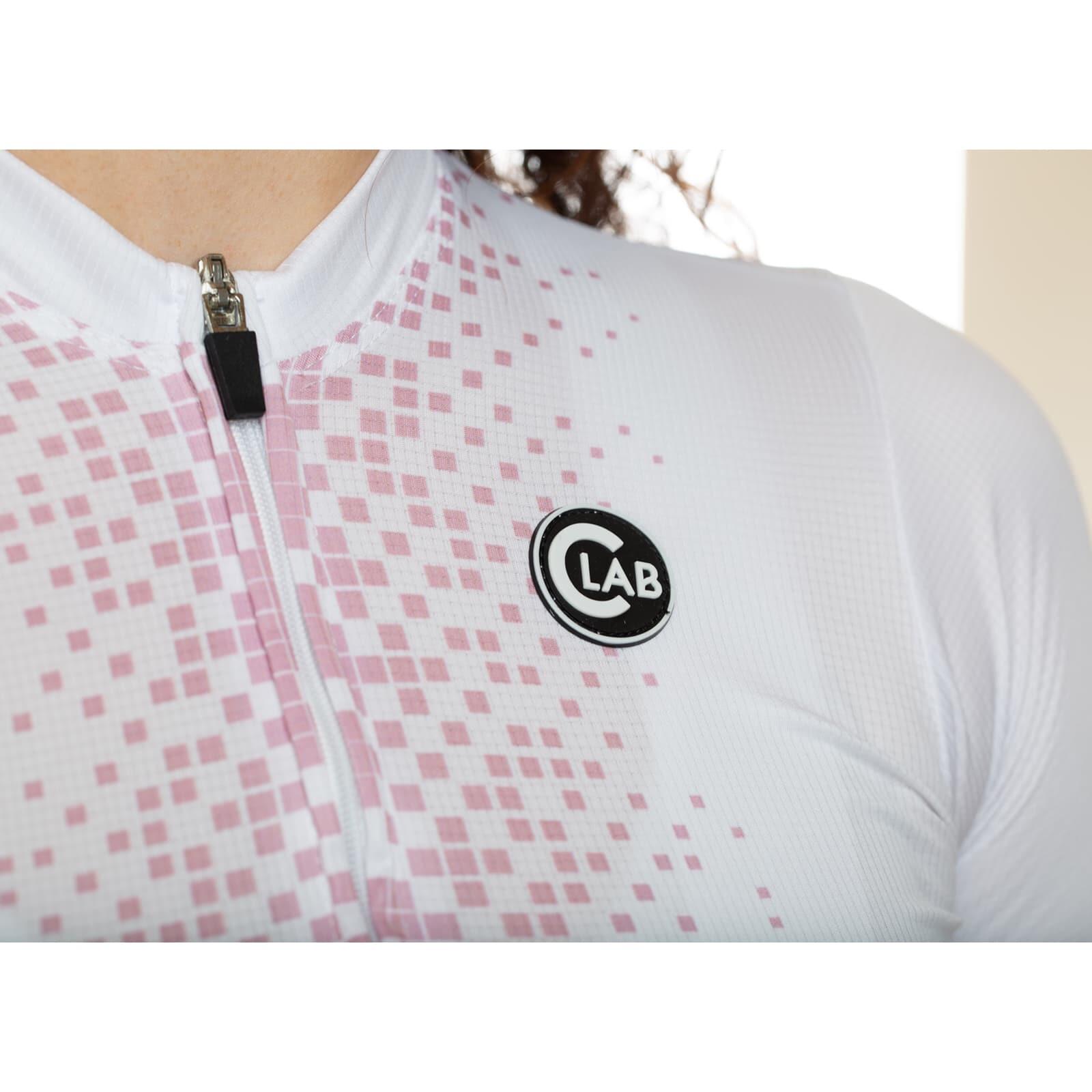 Maillot de Cyclisme Femme UNICA Blanc/Rose 5/7