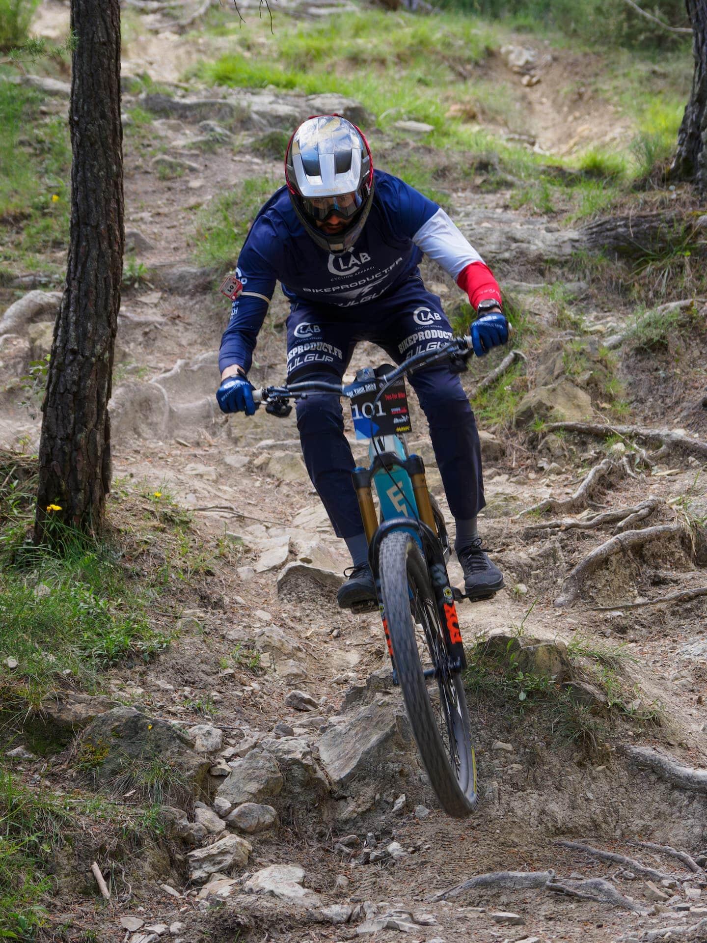 Maglia MTB Enduro a Maniche Lunghe - Kaki/Nero 7/7