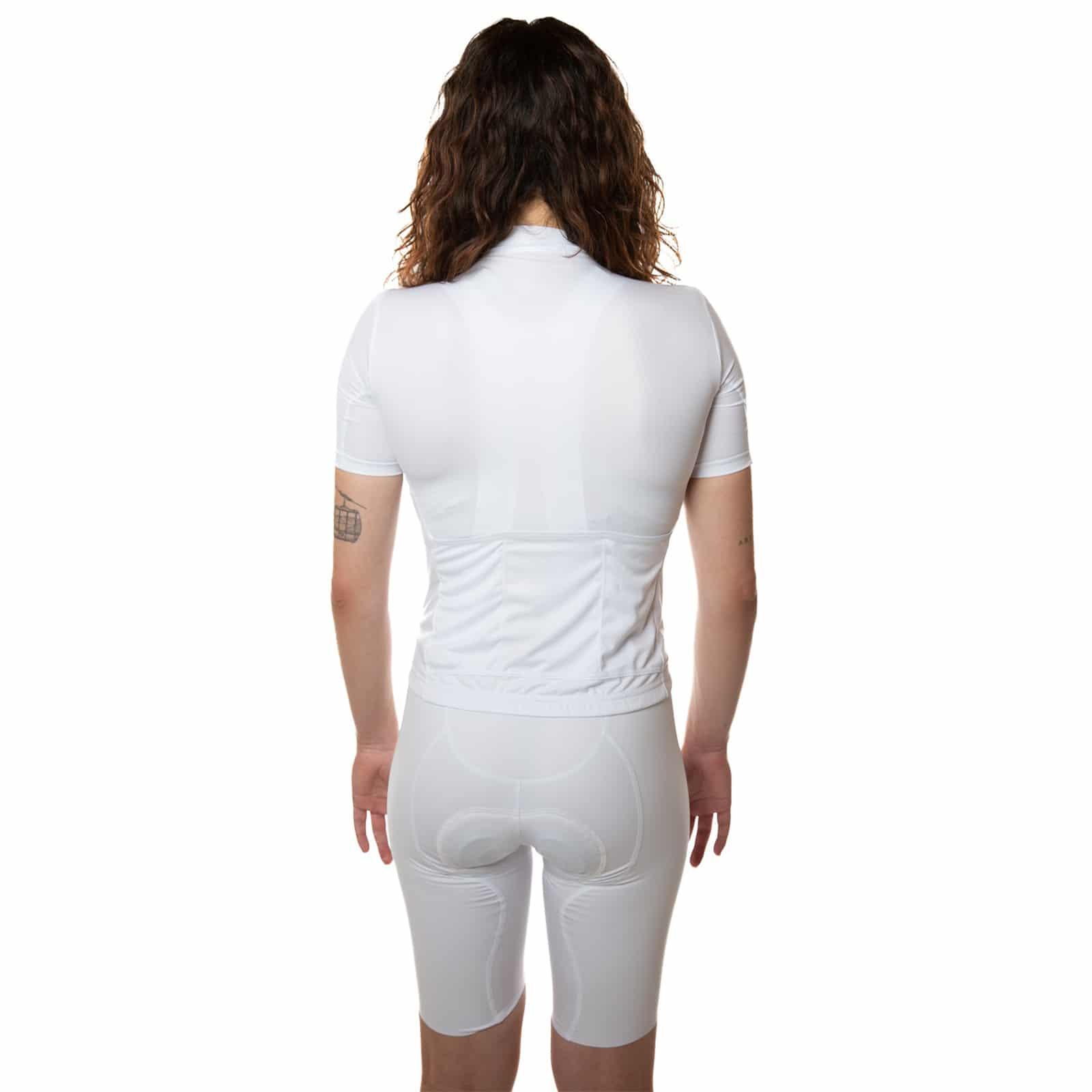 Maillot de Cyclisme Femme UNICA Blanc/Rose 4/7