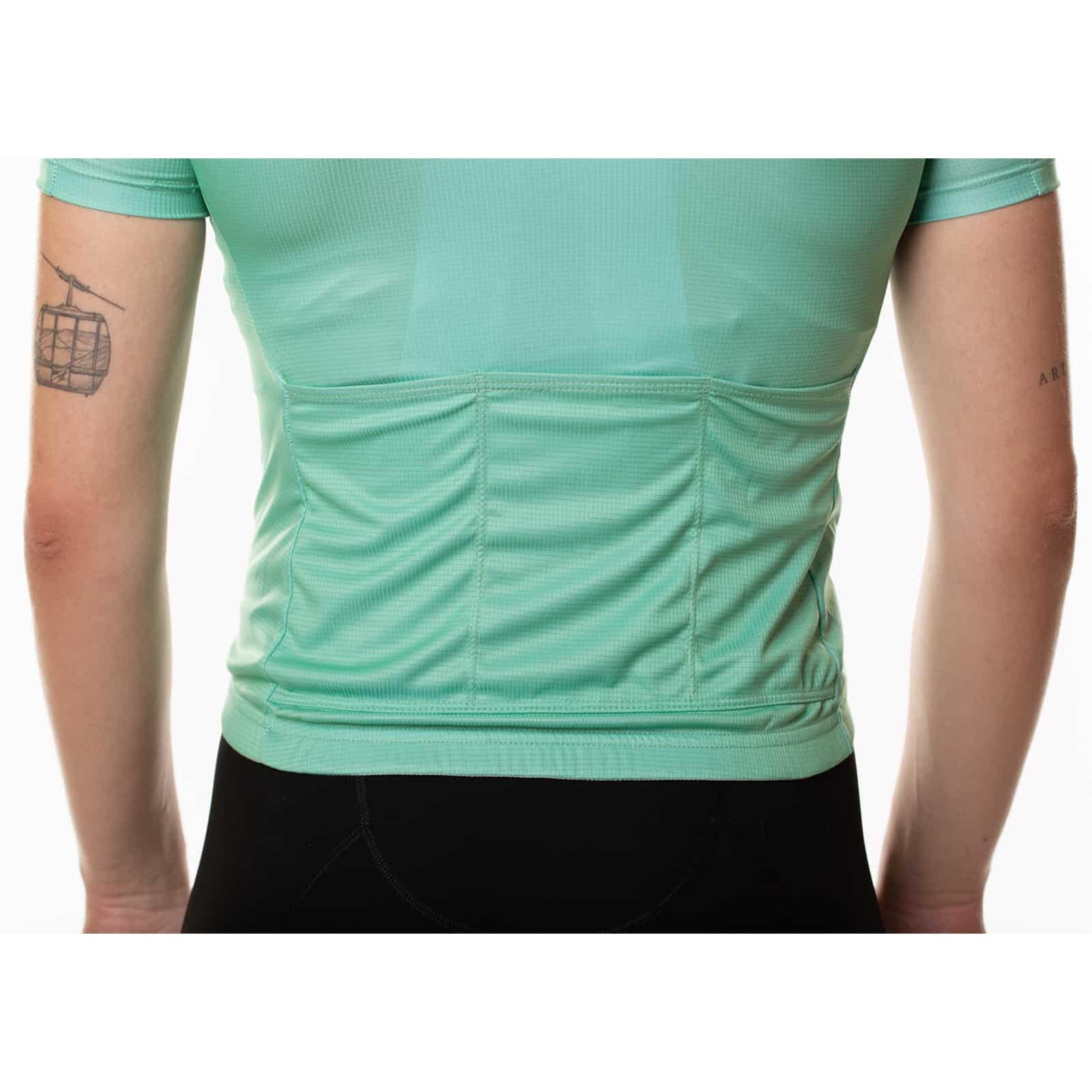 Maglia da ciclismo donna Unica verde chiaro 6/7