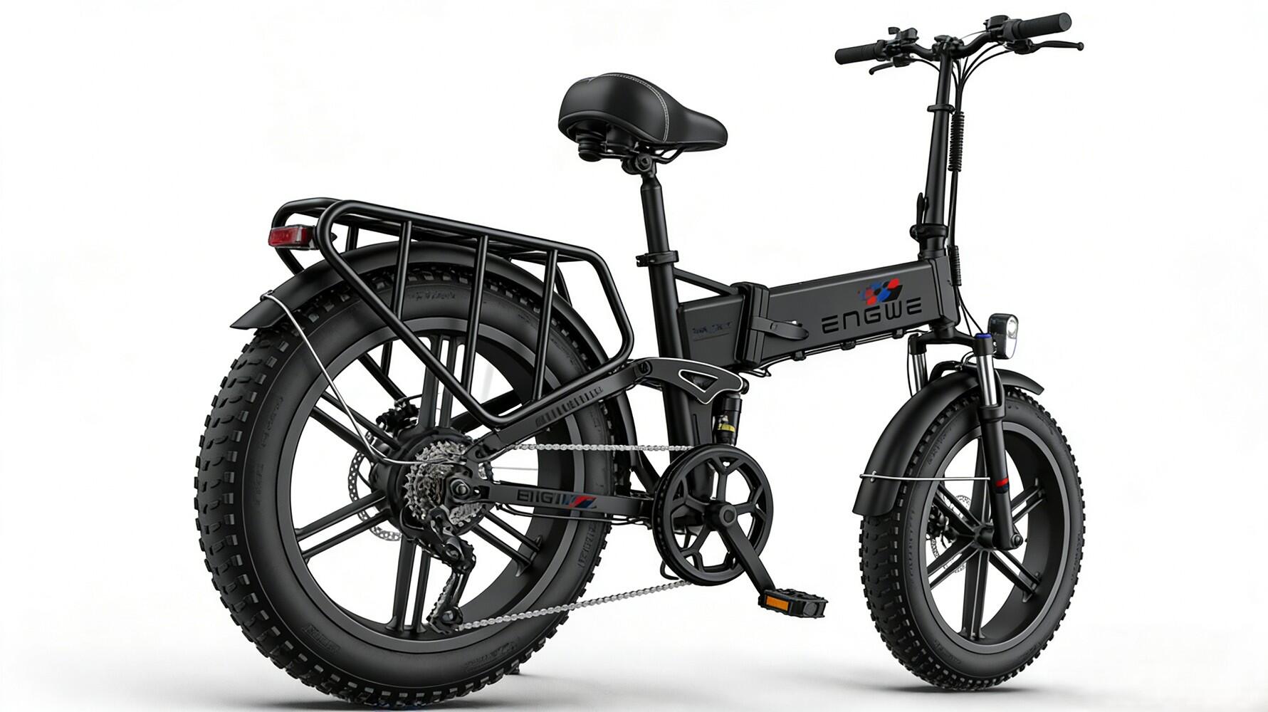 Bicicleta eléctrica ENGWE ENGINE X 250W 48V 13Ah con neumáticos anchos 3/7