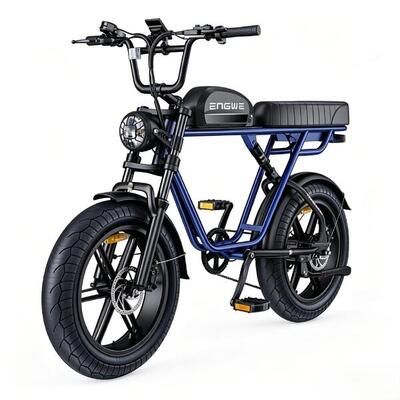Engwe m1 elektrische fiets met hydraulische remmen en shimano-vering