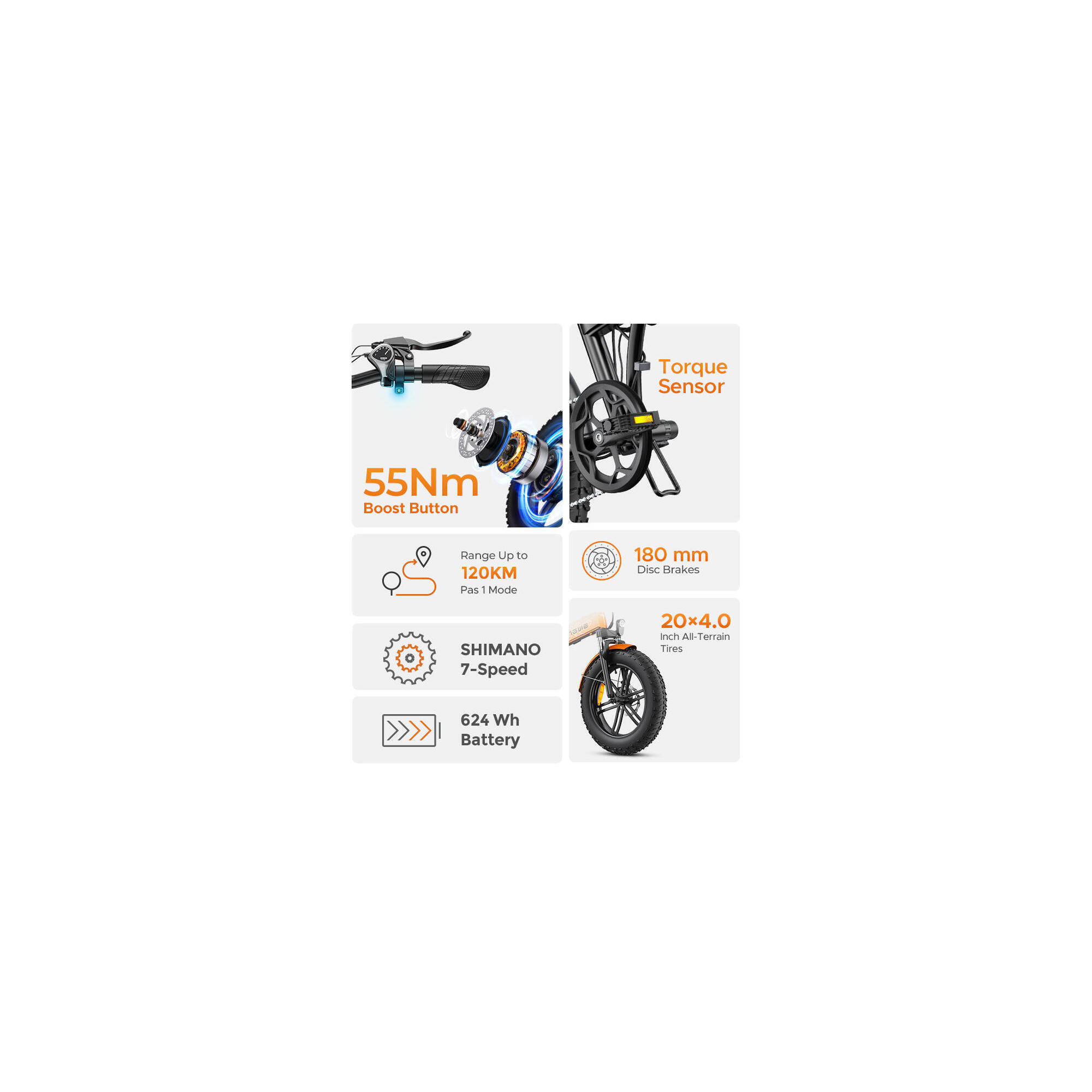 ENGWE EP-2 Boost Bicicletă electrică pliabilă 250W cu anvelope groase