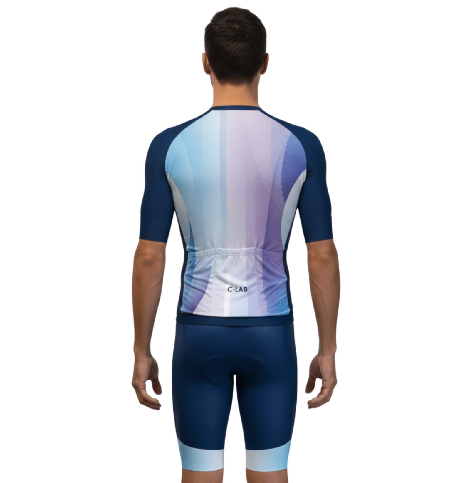 Tritraje de Triatlón Hiper Transpirable - Larga distancia - Azul 3/7