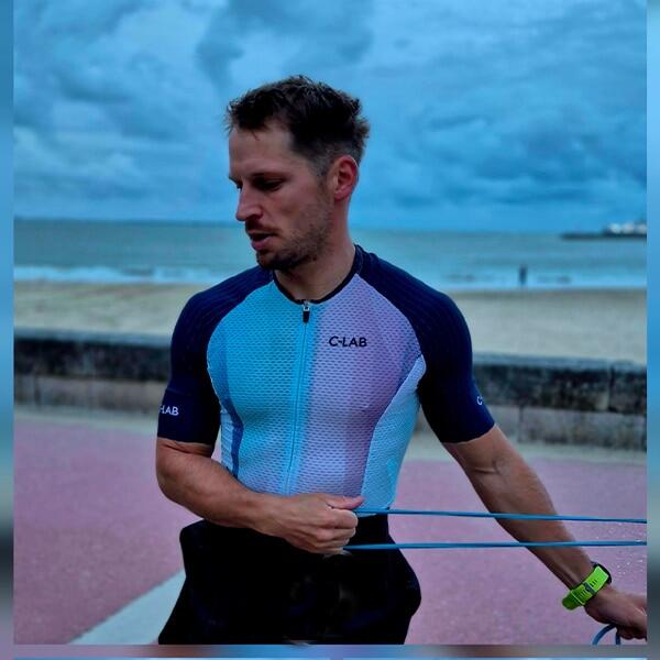 Tritraje de Triatlón Hiper Transpirable - Larga distancia - Azul 5/7
