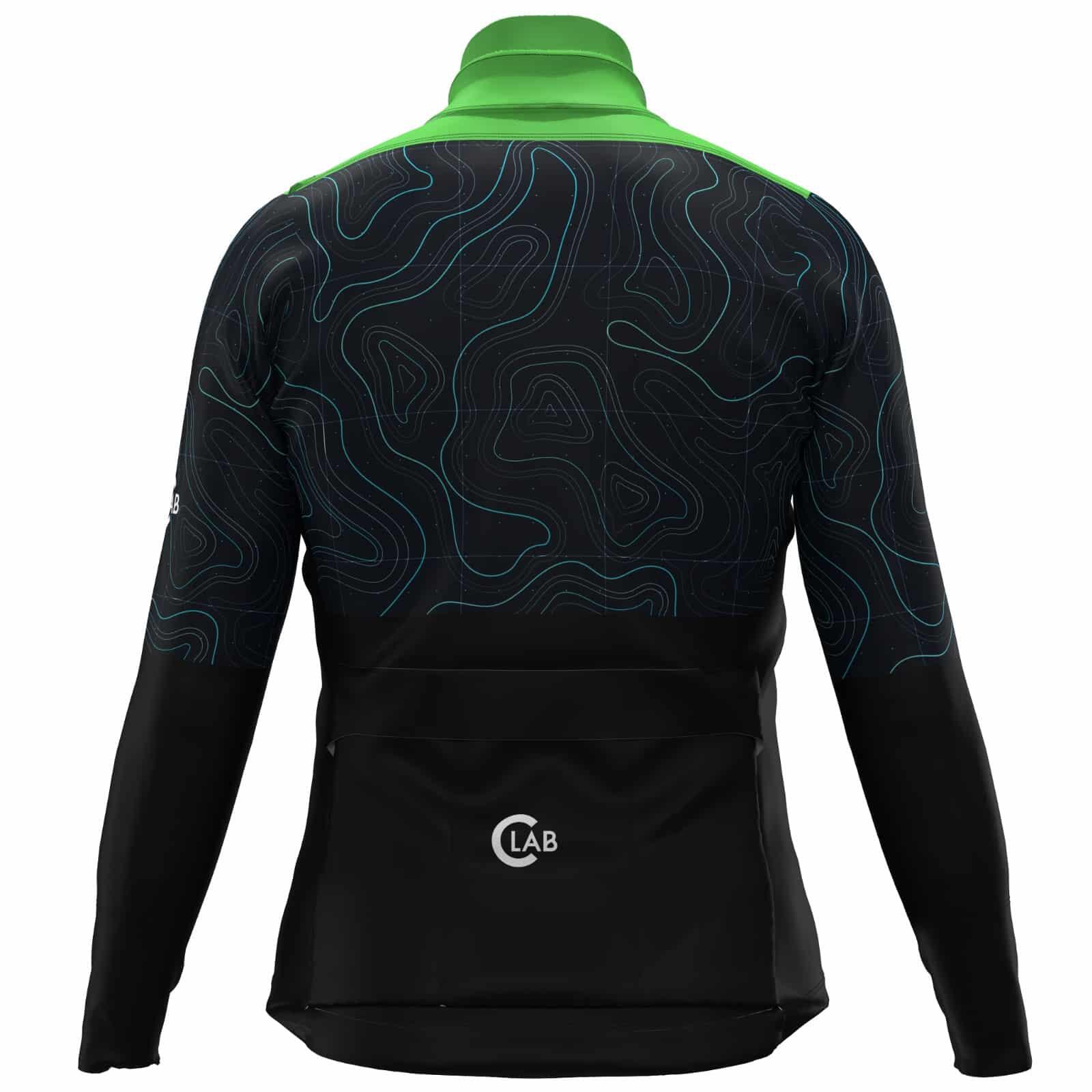 Veste Hiver Imperméable PIRINEUS Map Noir/Vert 4/7