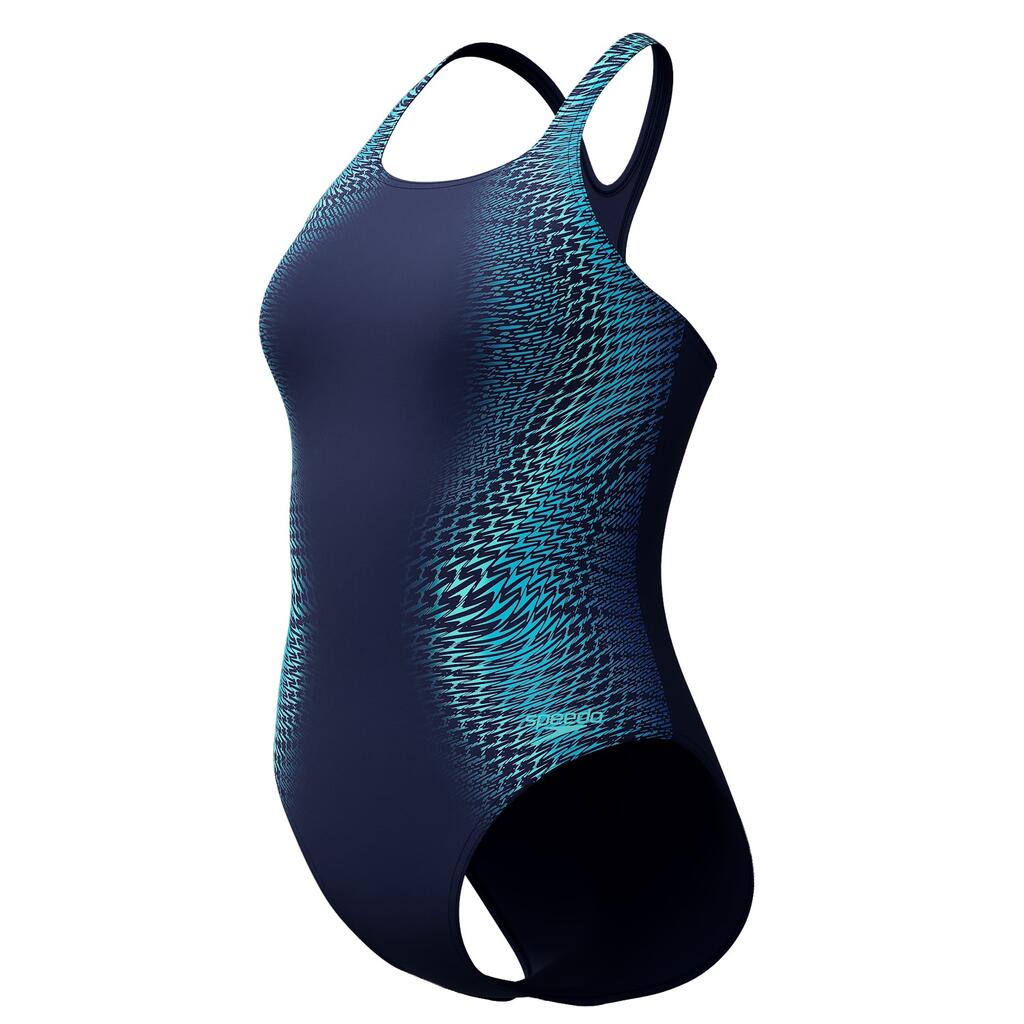 Speedo Digital Placement Medalist Swimsuit - Blue