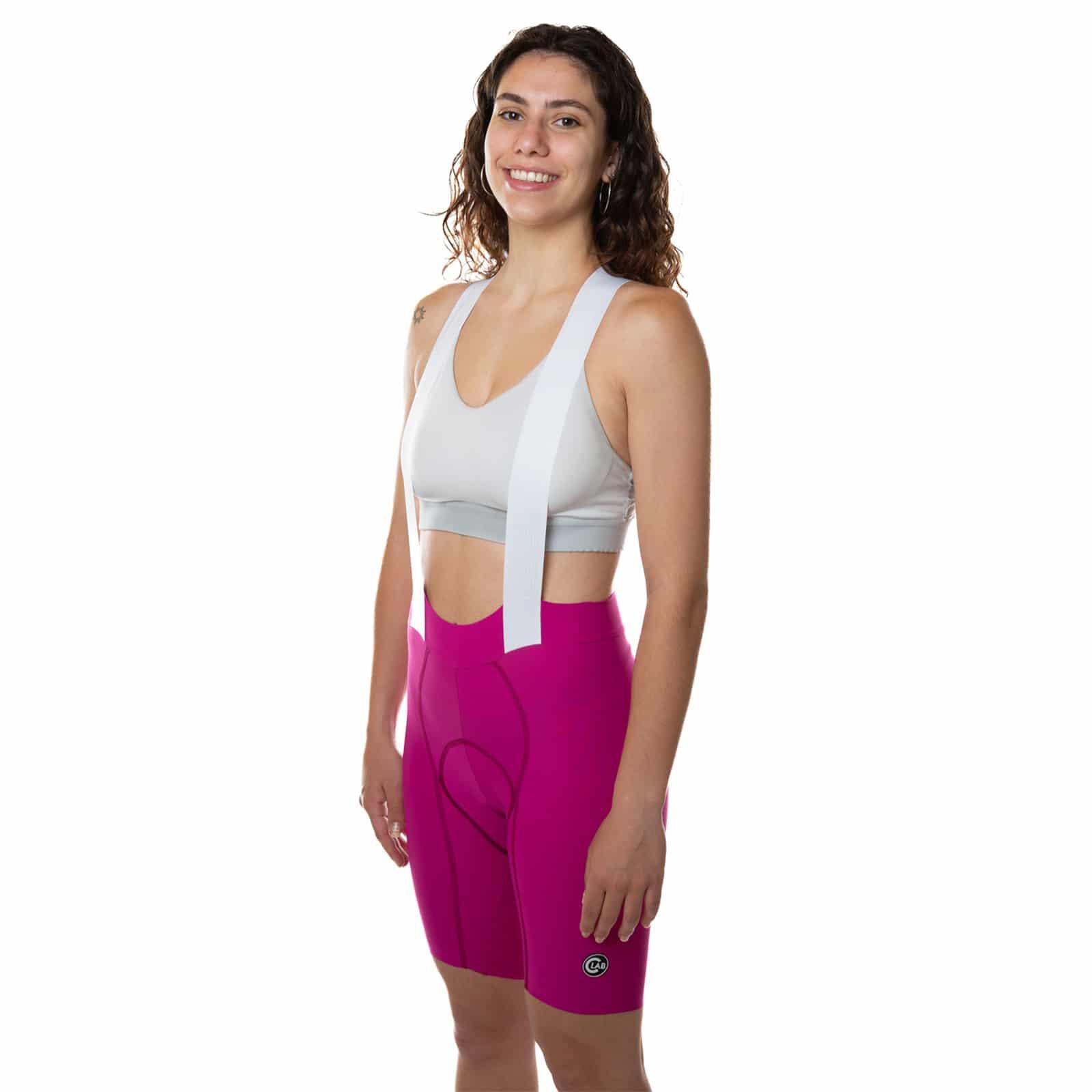 Calções de ciclismo OTTIMO para senhora - Fúcsia 4/7