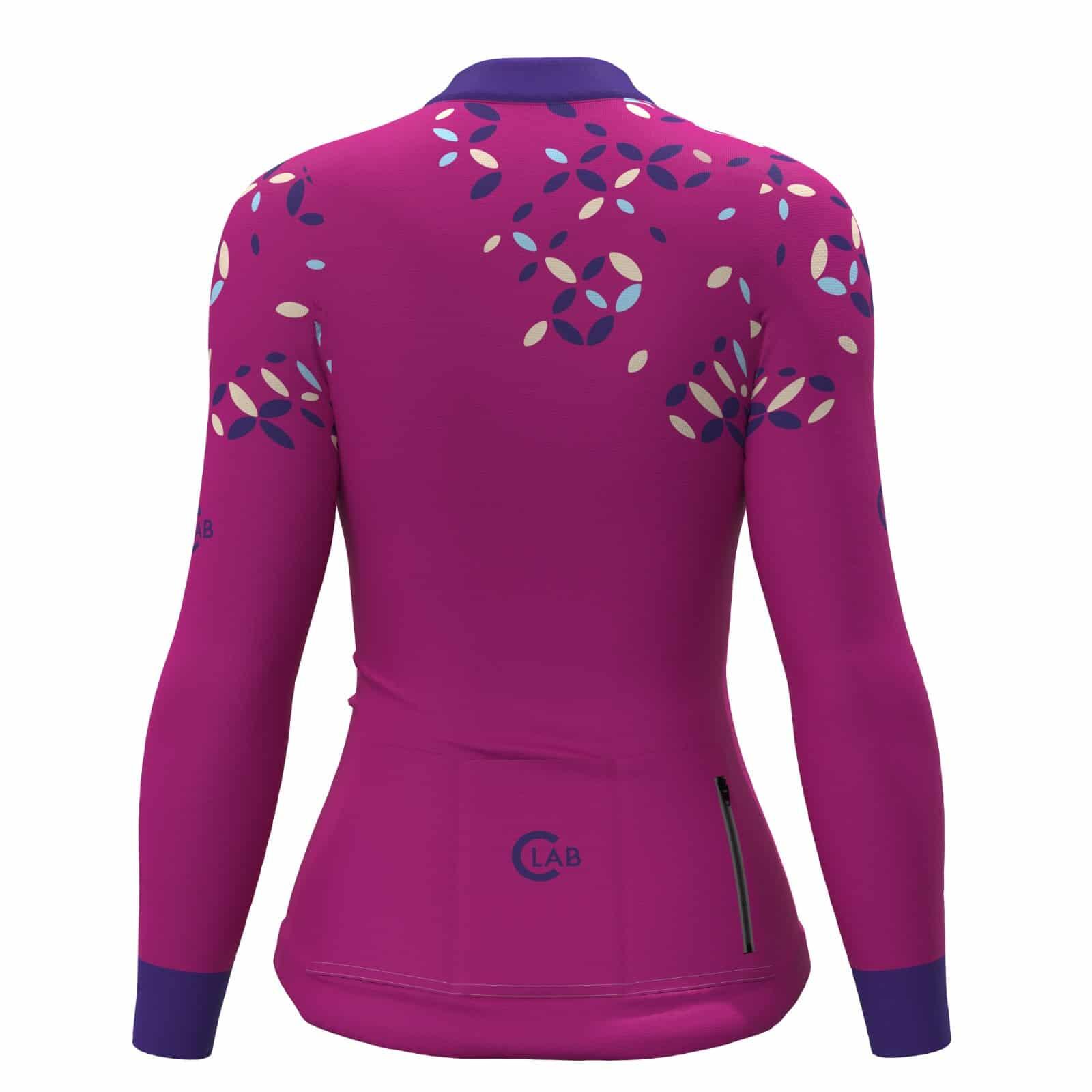 MAGLIA CICLISTA DONNA MANICHE LUNGHE - ORDINO 3/7