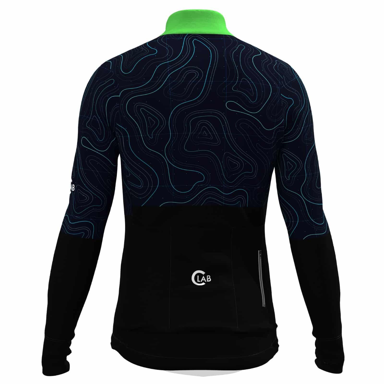 MAGLIA CICLISTA MANICHE LUNGHE FELPATA ORDINO 3/7