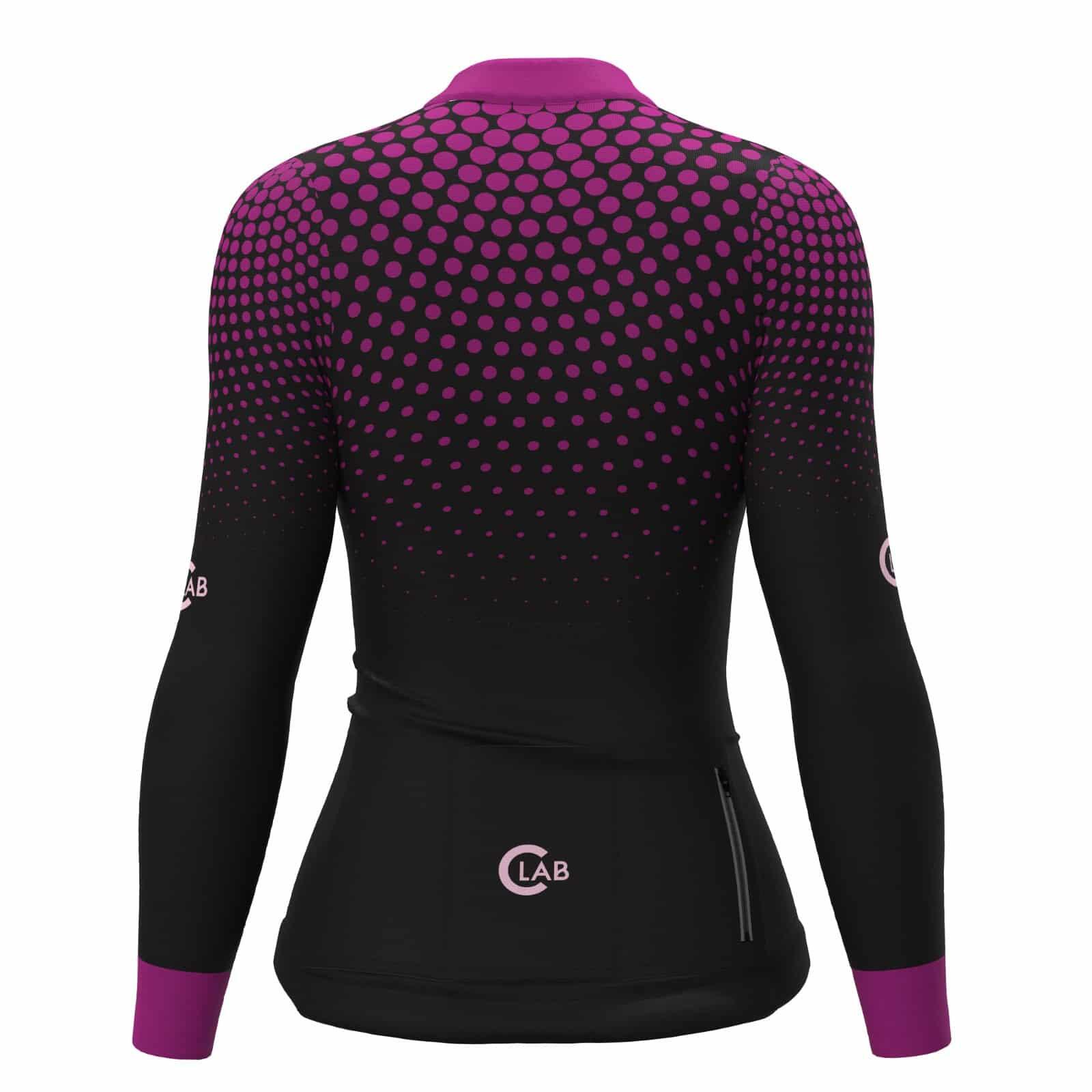 MAGLIA CICLISTA DONNA MANICHE LUNGHE - ORDINO 3/7
