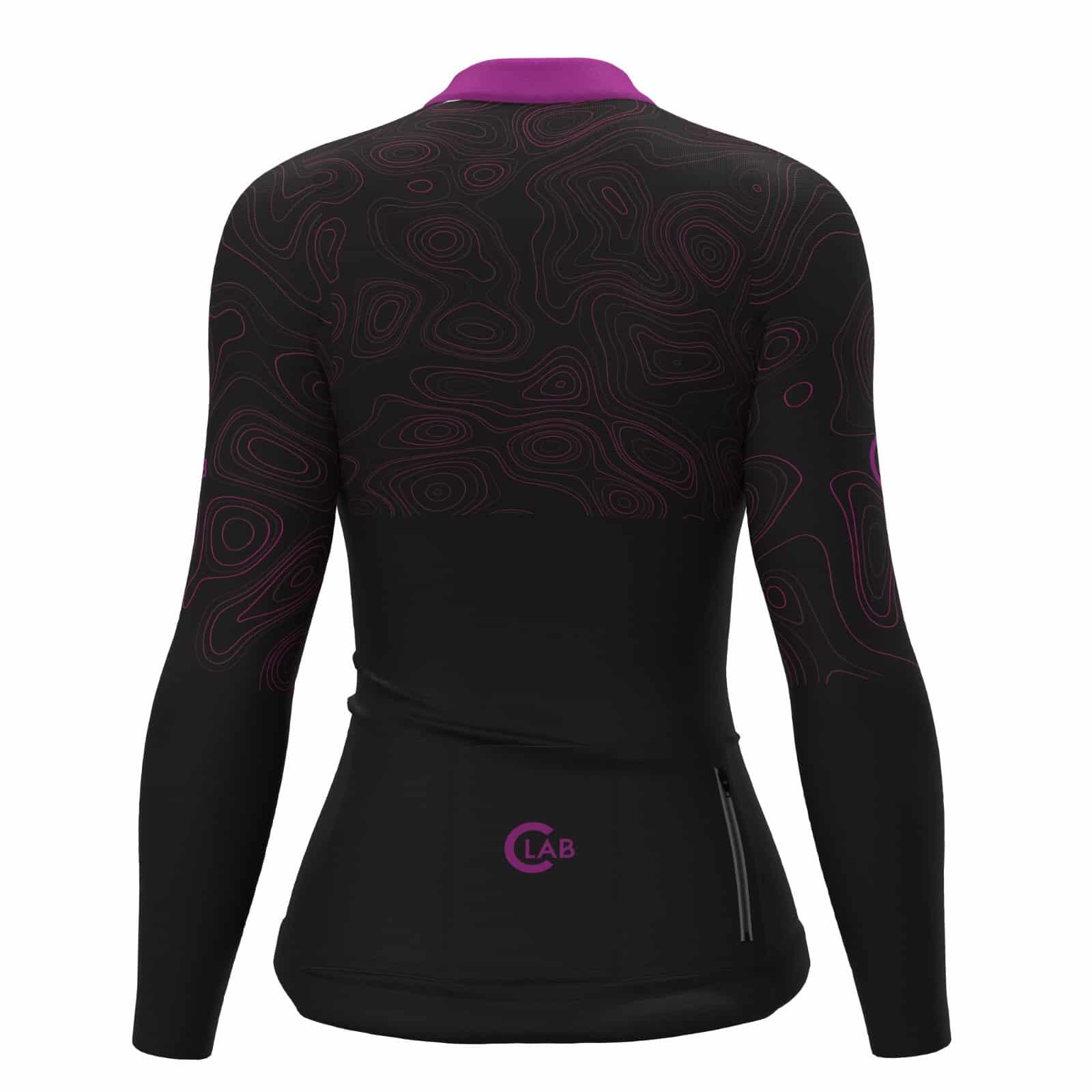 MAGLIA CICLISTA DONNA MANICHE LUNGHE - ORDINO 3/7