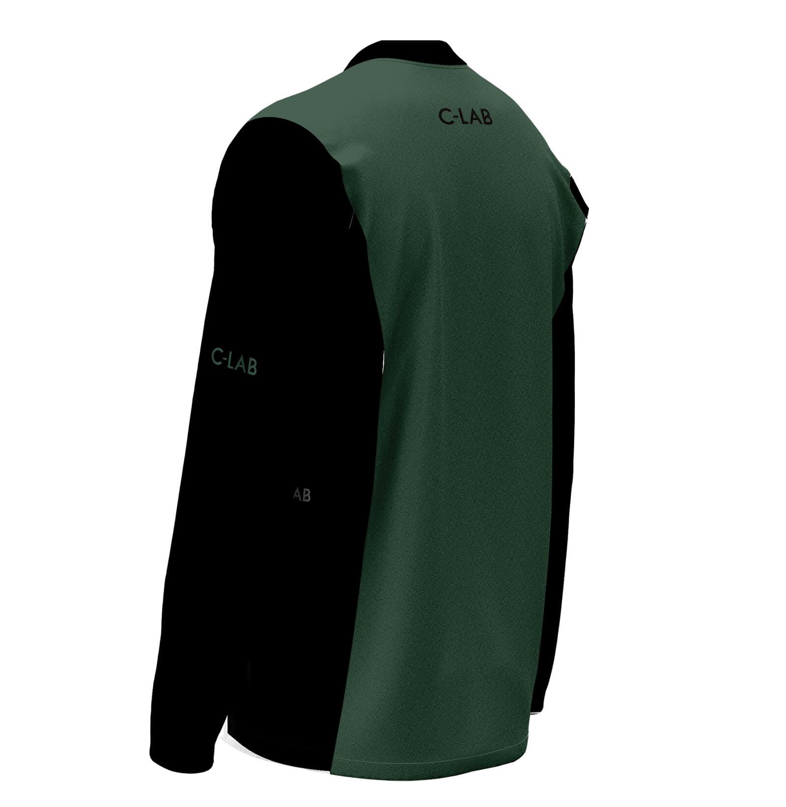 Maglia MTB Enduro a Maniche Lunghe - Kaki/Nero 3/7