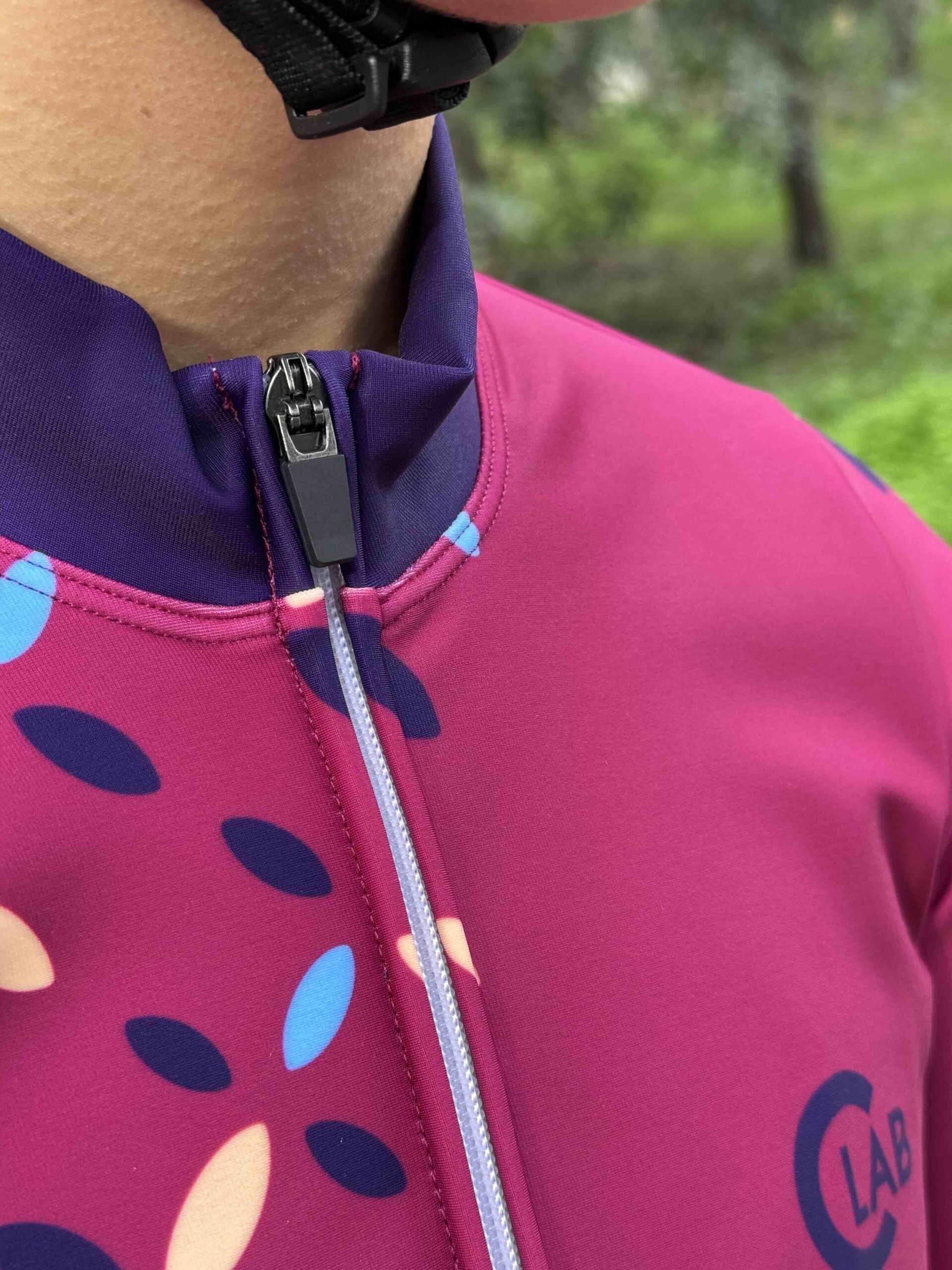 MAGLIA CICLISTA DONNA MANICHE LUNGHE - ORDINO 4/7