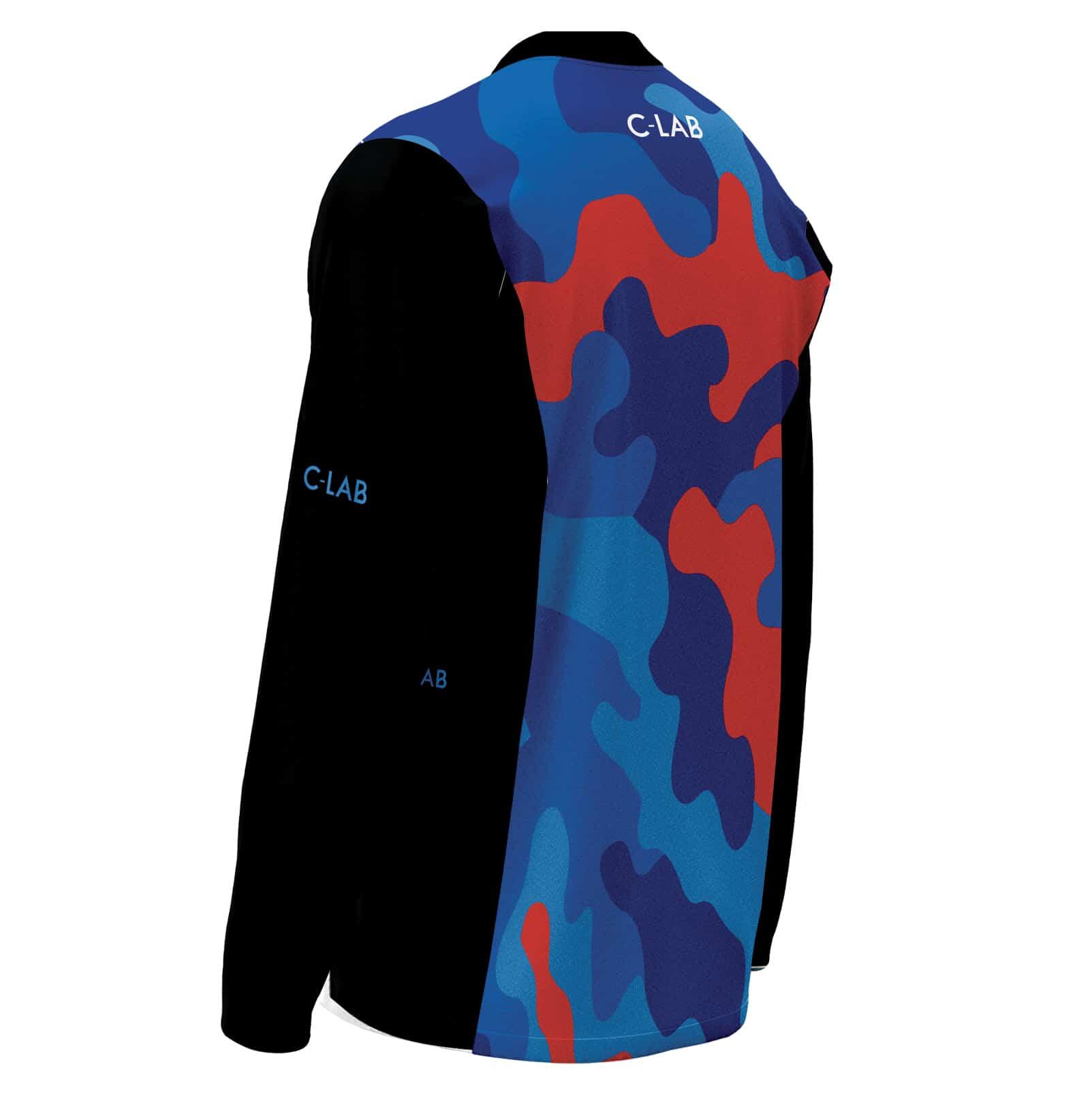Maillot Manches Longues MTB Enduro Camo Bleu 4/6