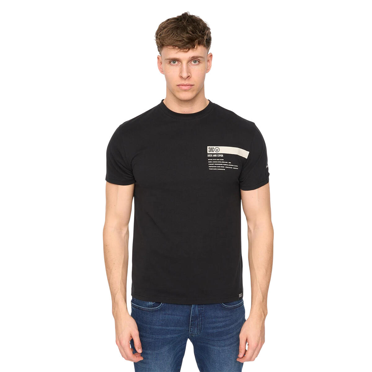Duck and Cover Mens Tatick Brushed Cotton T-Shirt
