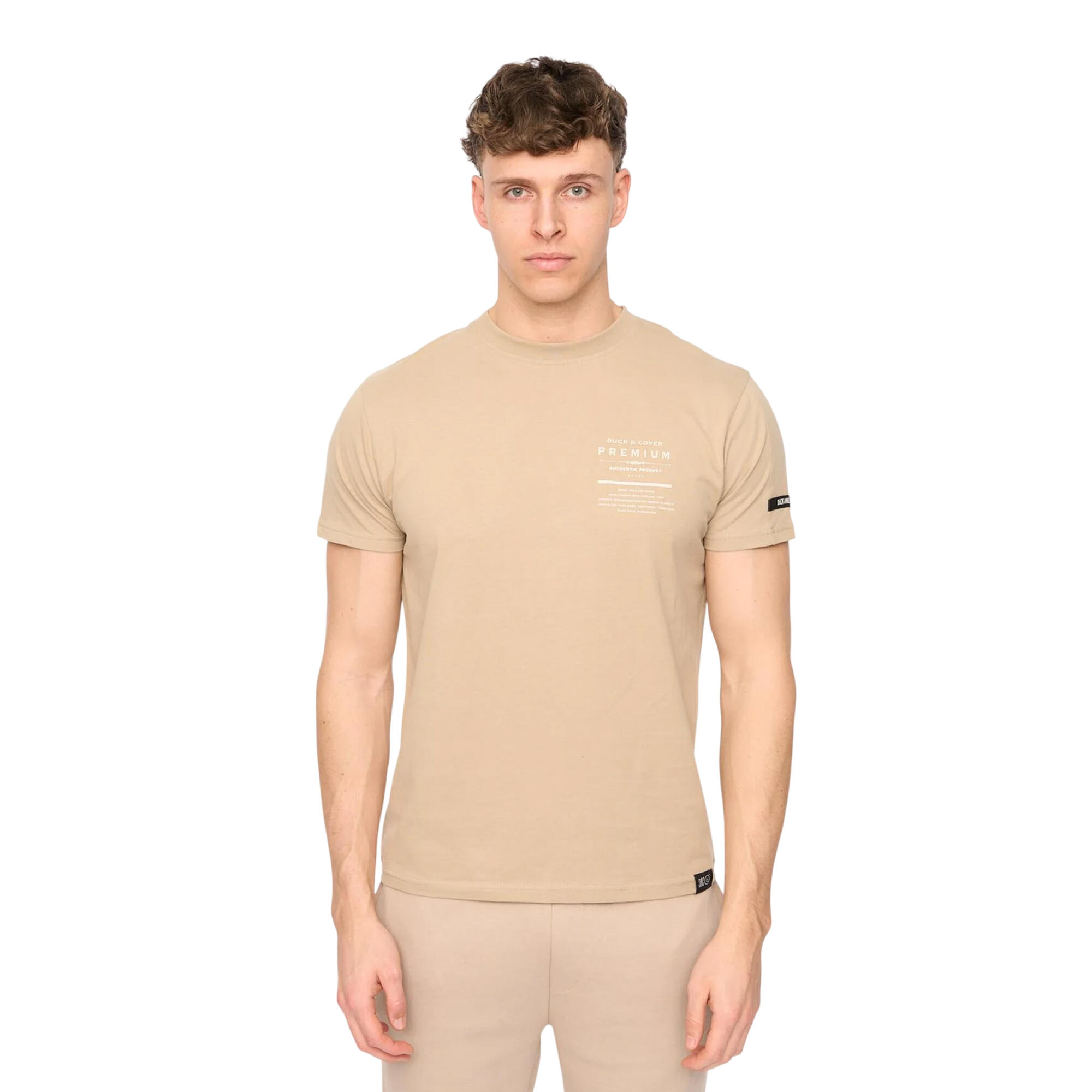 Duck and Cover Mens Rayland Cotton T-Shirt