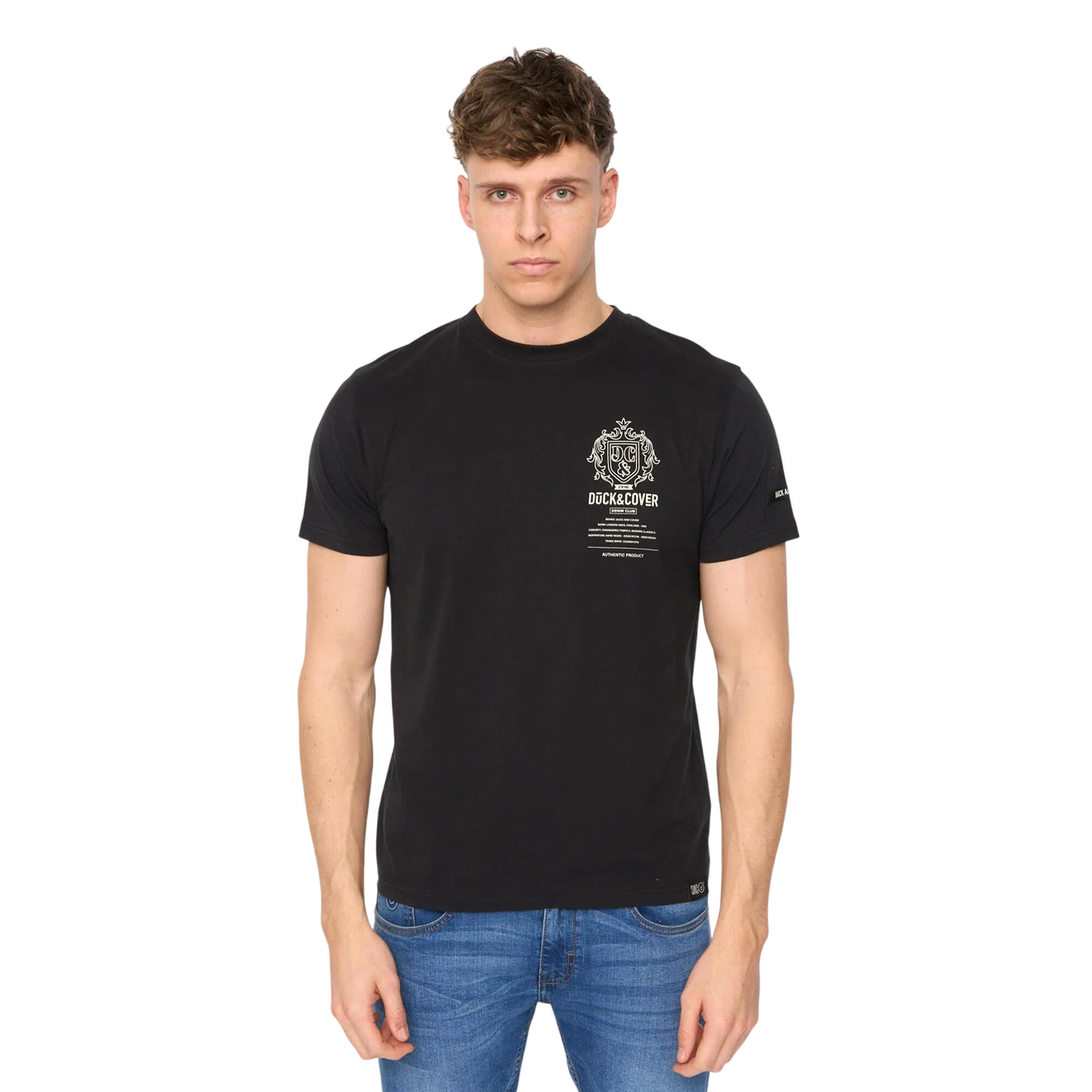 Duck and Cover Mens Stoneham Brushed Cotton T-Shirt