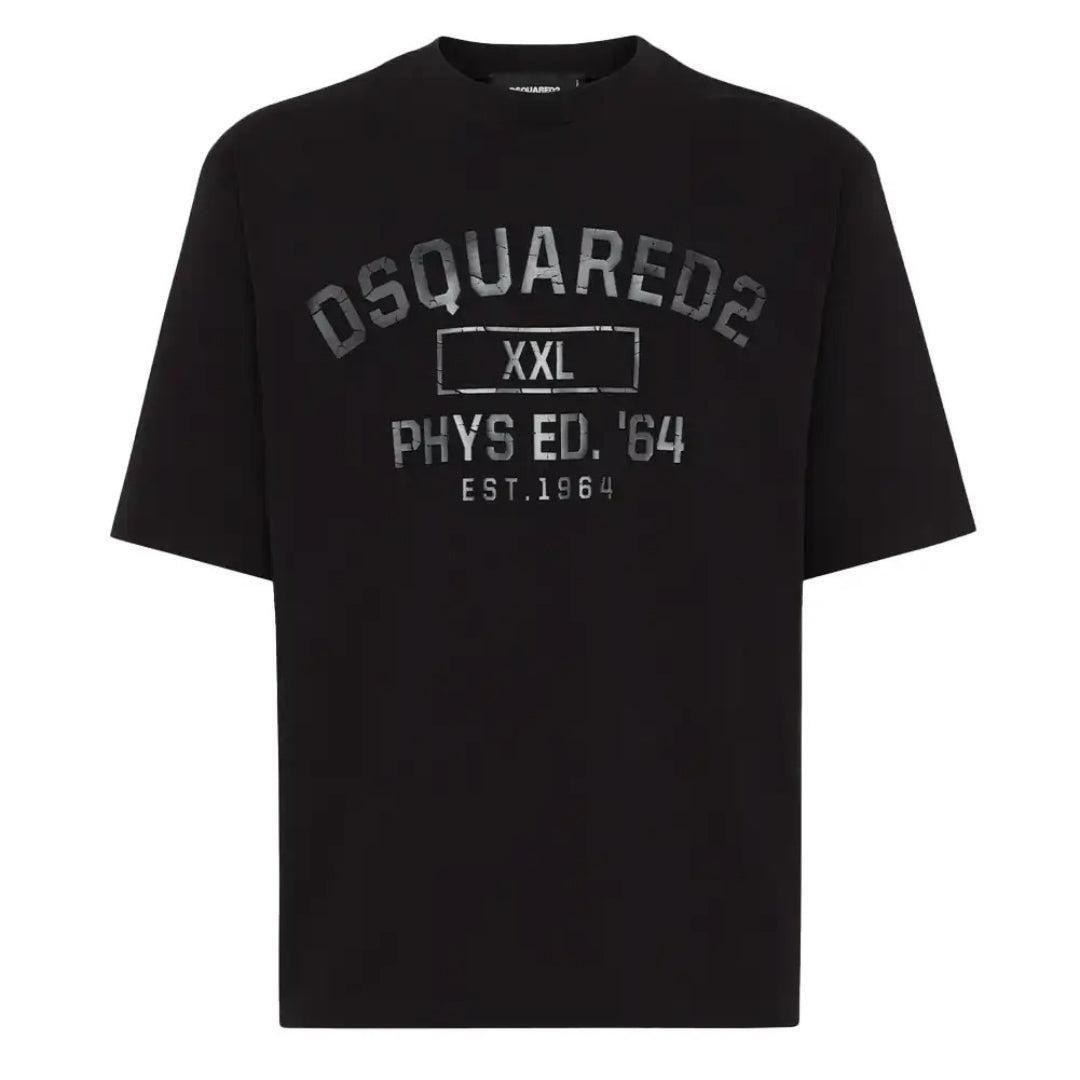 DSquared2 Mens Phys Ed Military Logo T-Shirt