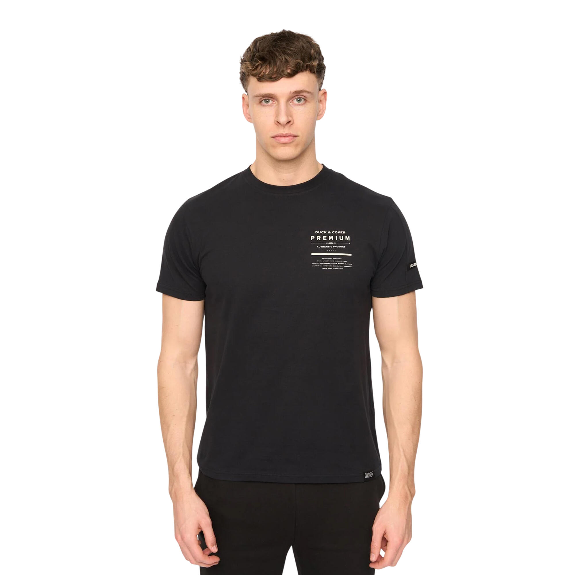 Duck and Cover Mens Rayland Cotton T-Shirt