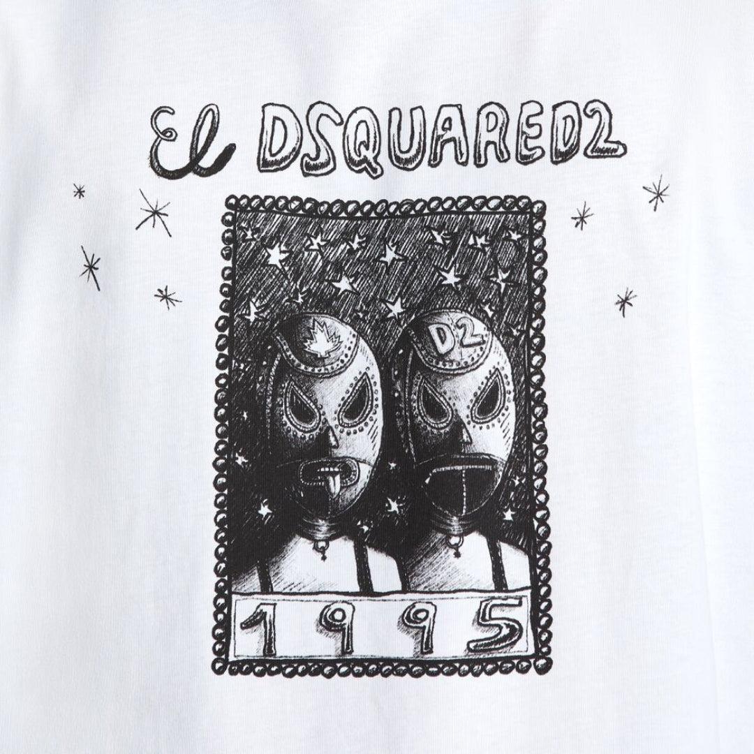 DSquared2 Mens Cartoon T-Shirt
