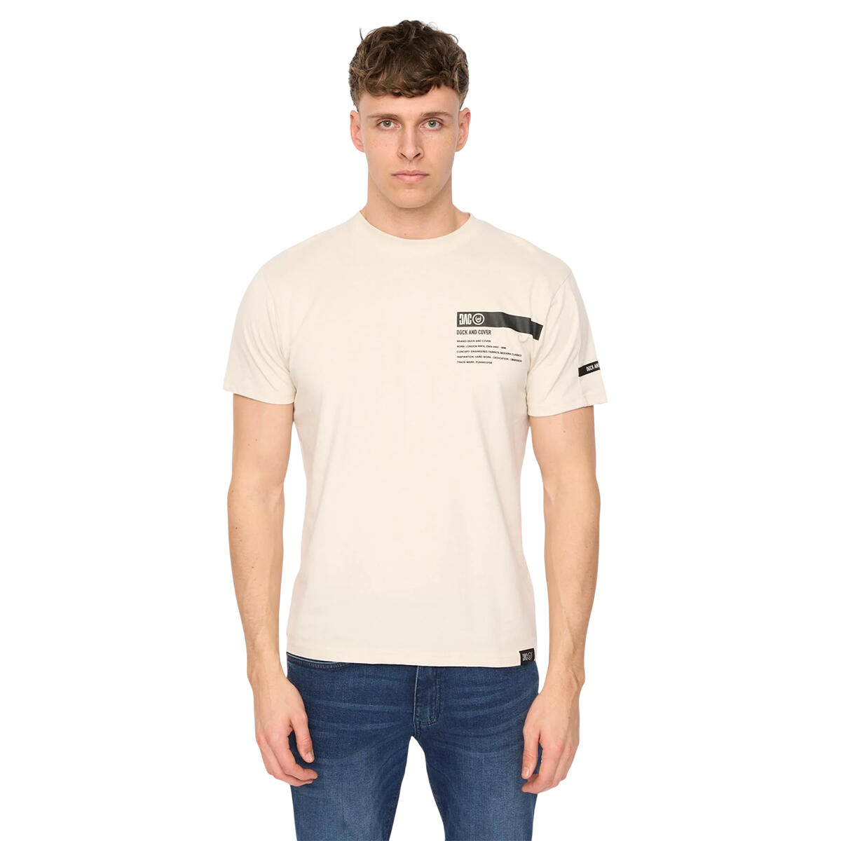 Duck and Cover Mens Tatick Brushed Cotton T-Shirt