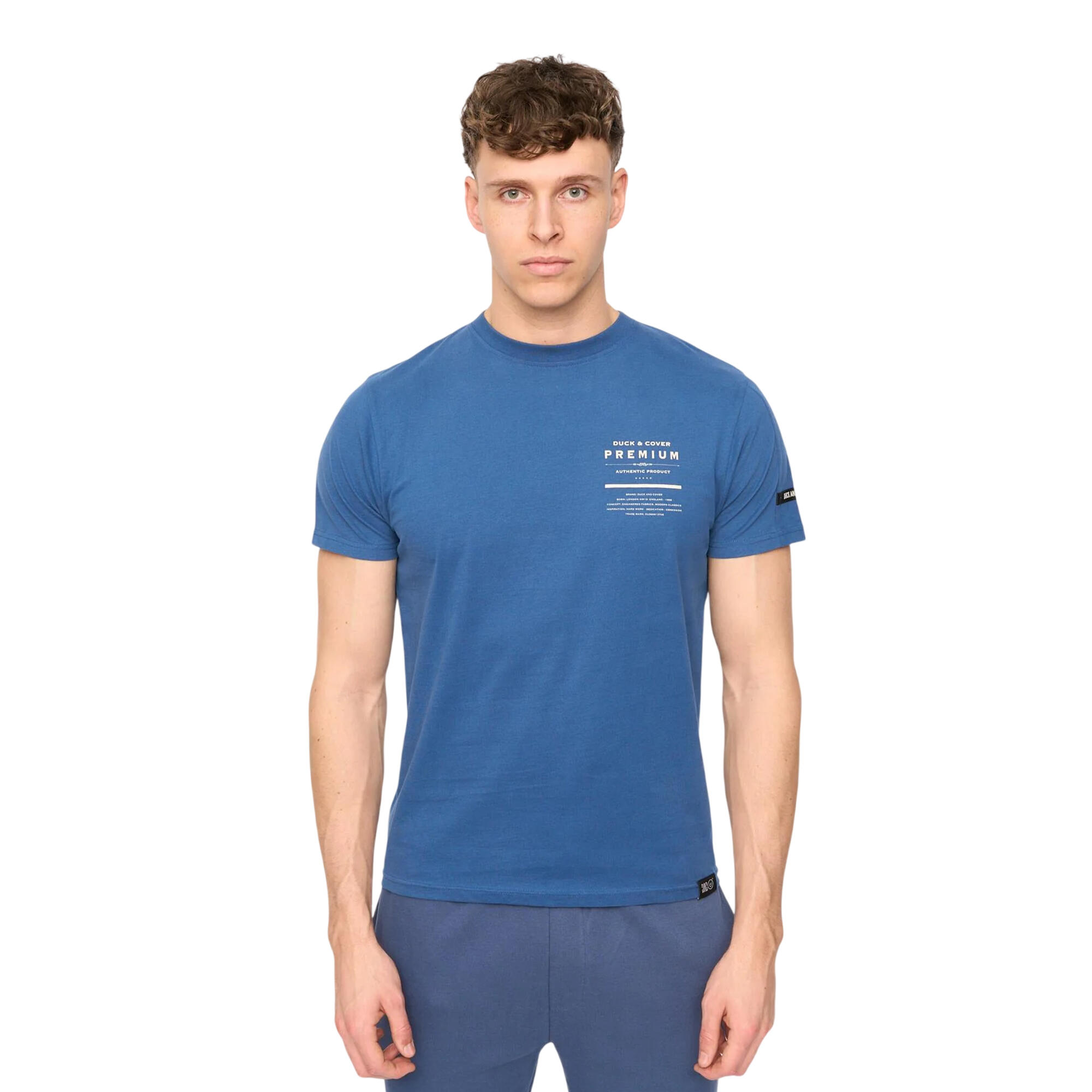 Duck and Cover Mens Rayland Cotton T-Shirt