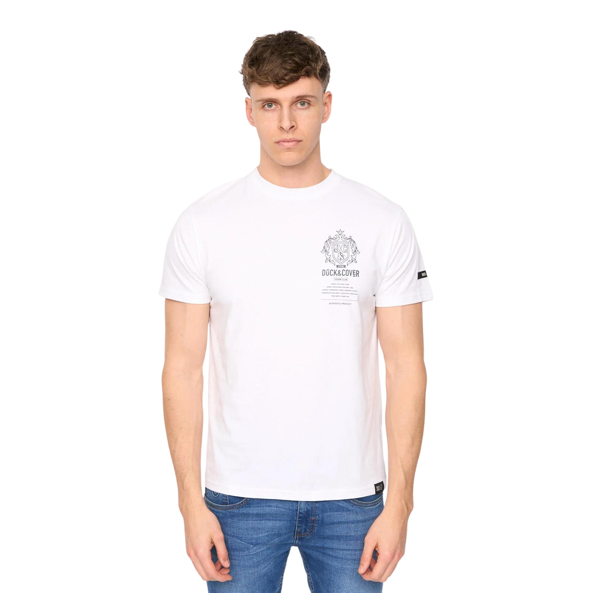 Duck and Cover Mens Stoneham Brushed Cotton T-Shirt