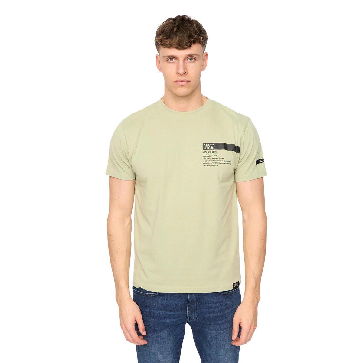 Duck and Cover Mens Tatick Brushed Cotton T-Shirt