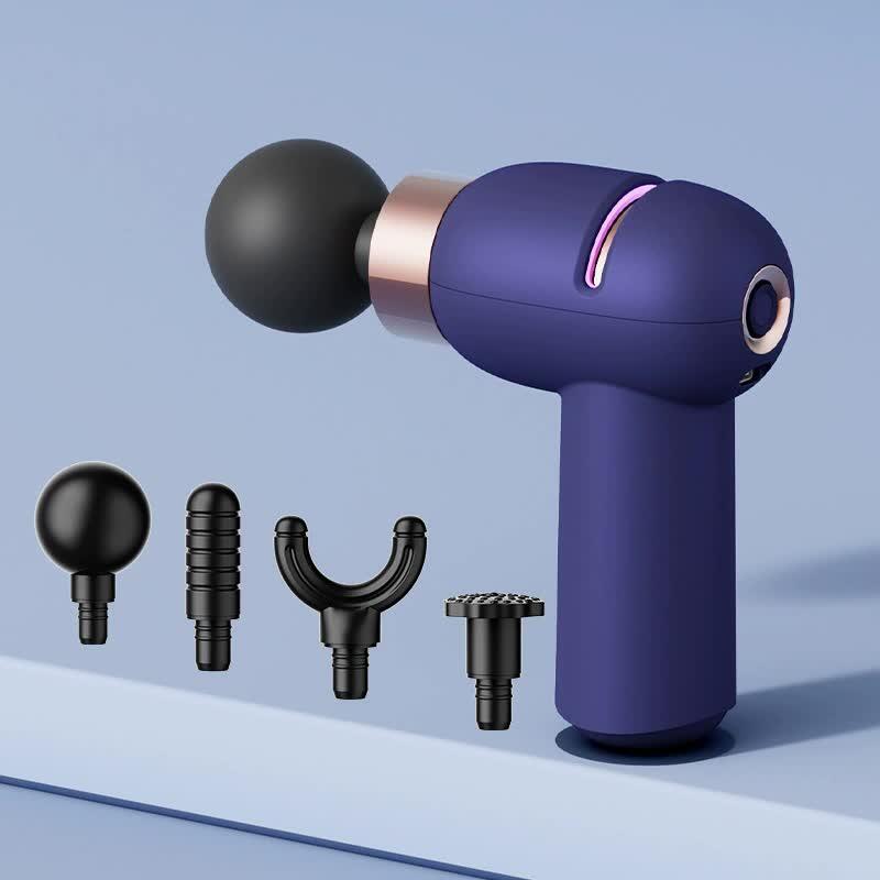 Massage Gun with 30 Speed 8 Heads Muscle Massager (Black)