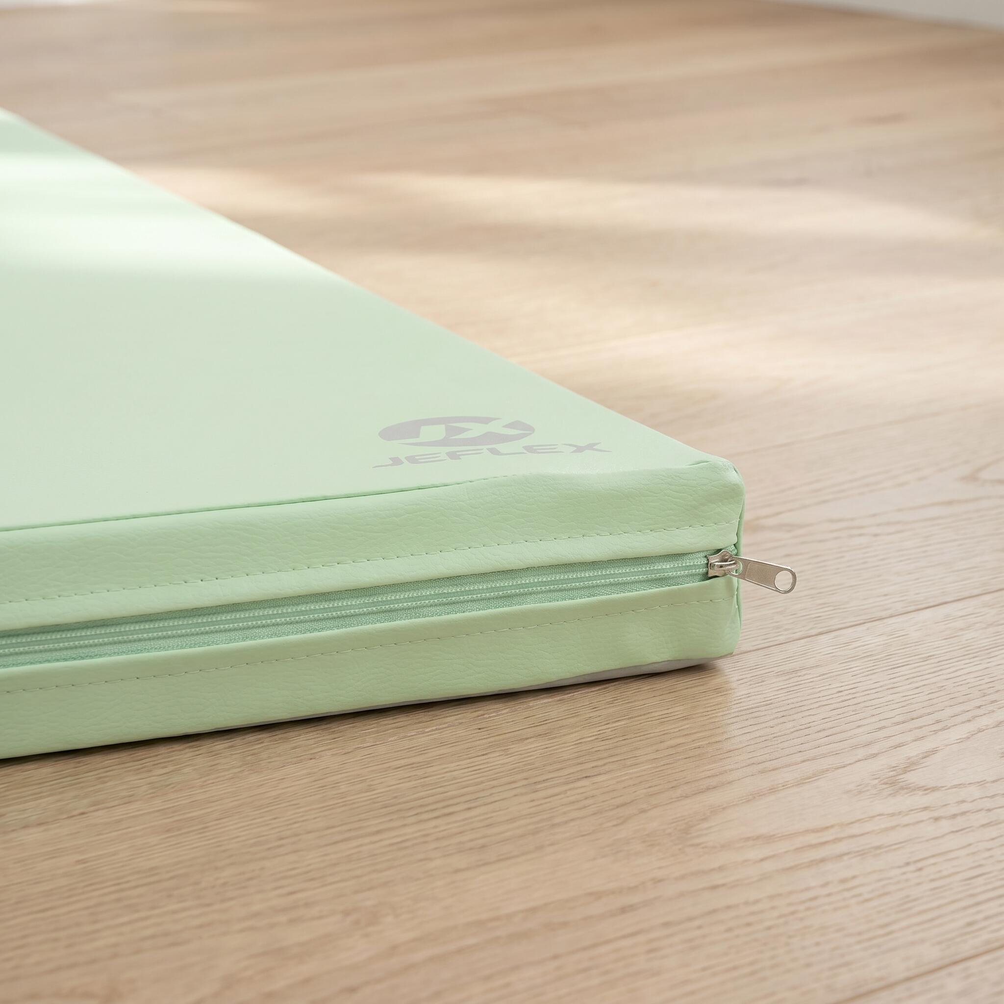 Tappetino sportivo 150 x 100 x 8 cm Fitness verde Weichbodenmatte Jeflex 3/5