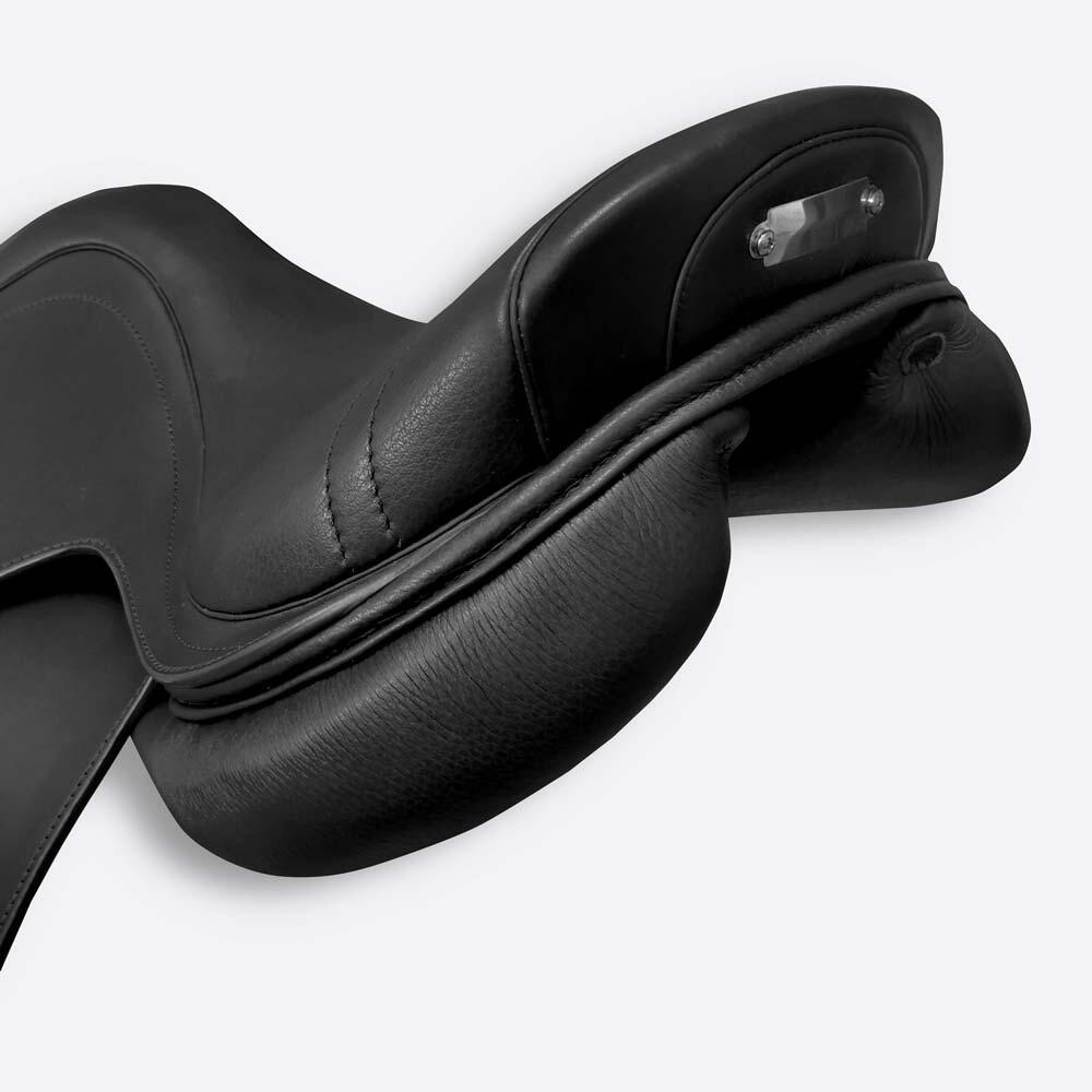 Silla De Montar De Salto Equitación Zaldi Confort Con Asiento Extraconfortable 3/7