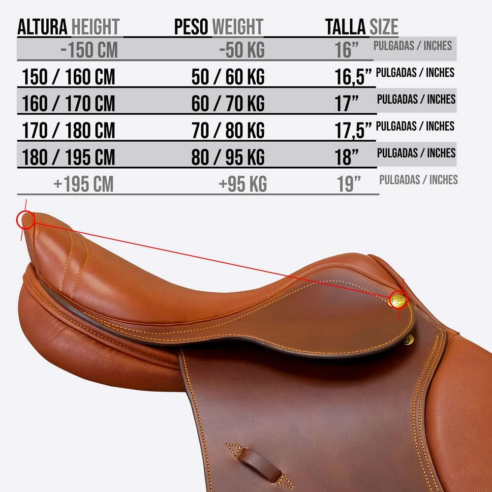Zaldi Confort Springsattel Mit Extra Komfortablem Sattelsitz 7/7
