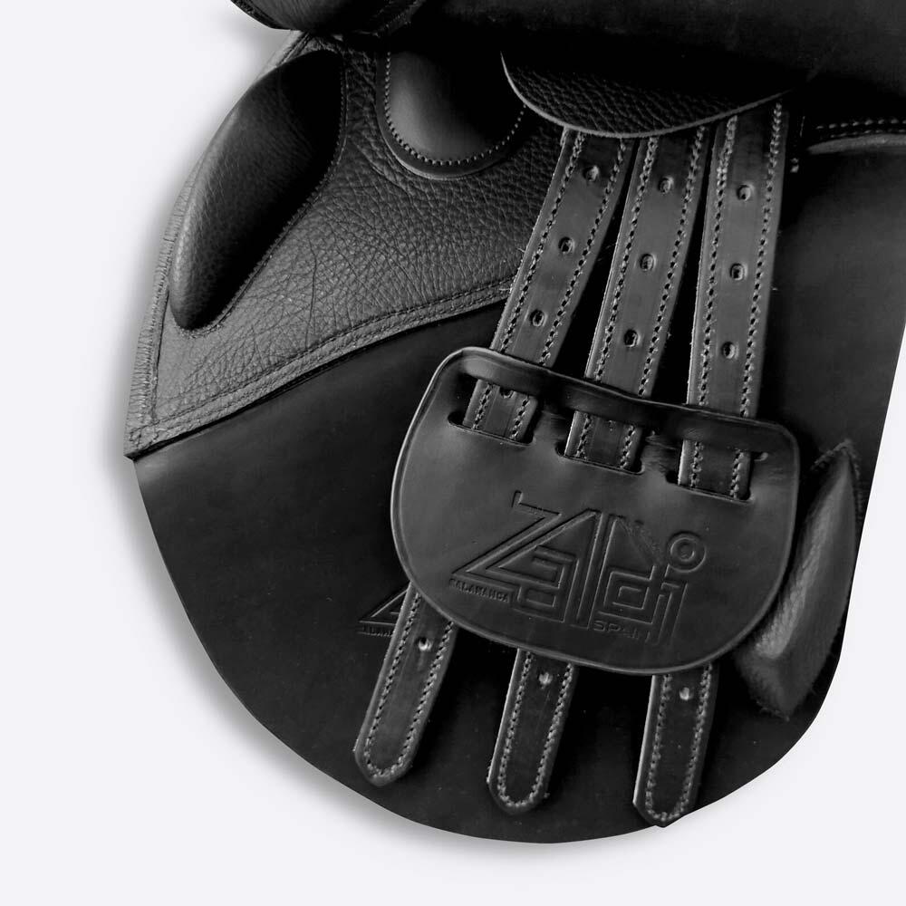 Silla De Montar De Salto Equitación Zaldi Confort Con Asiento Extraconfortable 5/7