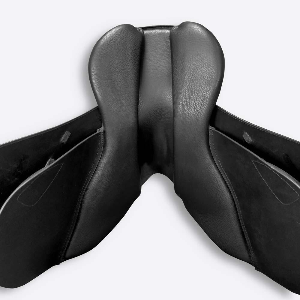 Silla De Montar De Salto Equitación Zaldi Confort Con Asiento Extraconfortable 6/7