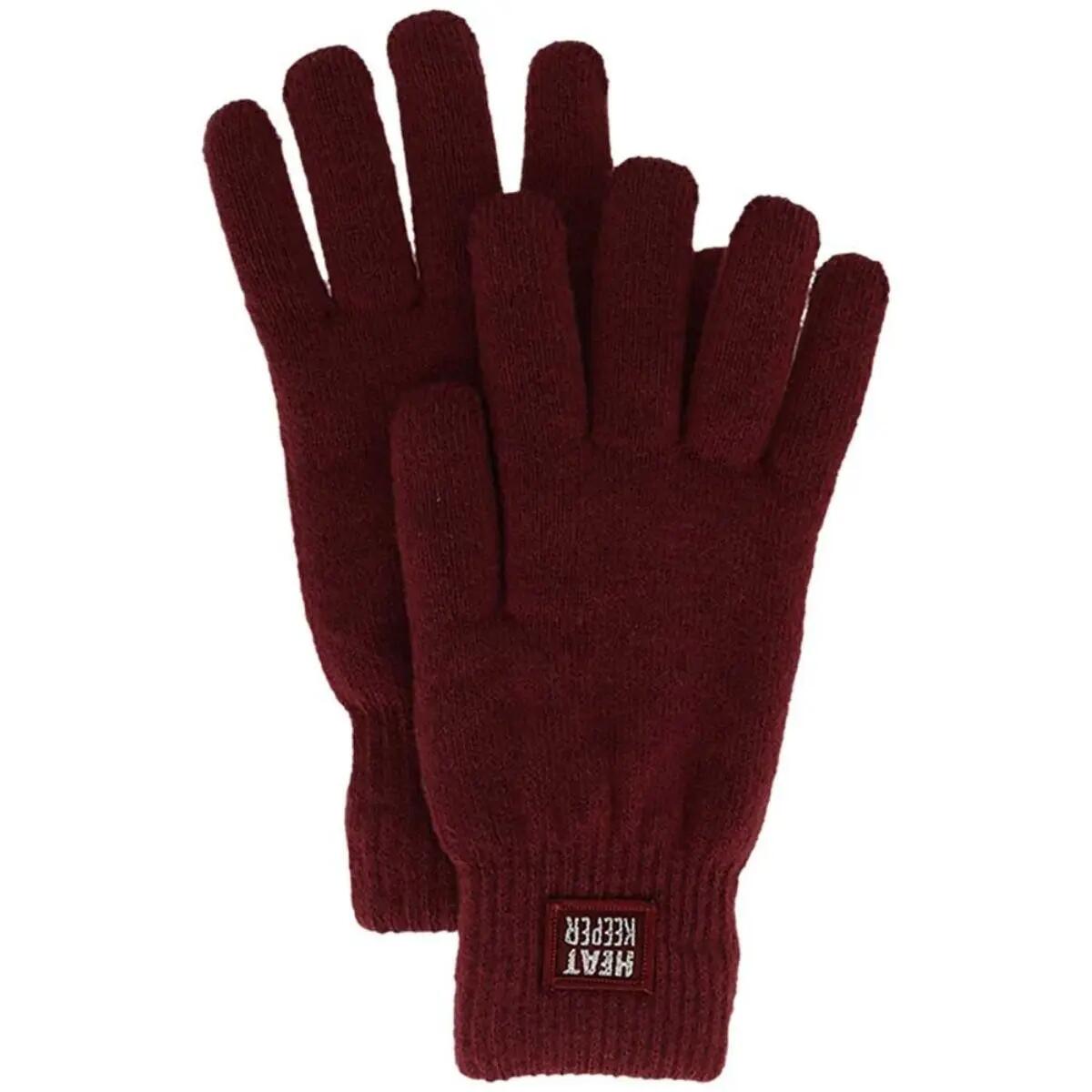 Heatkeeper Damen Thermohandschuhe Burgunderrot 2/4
