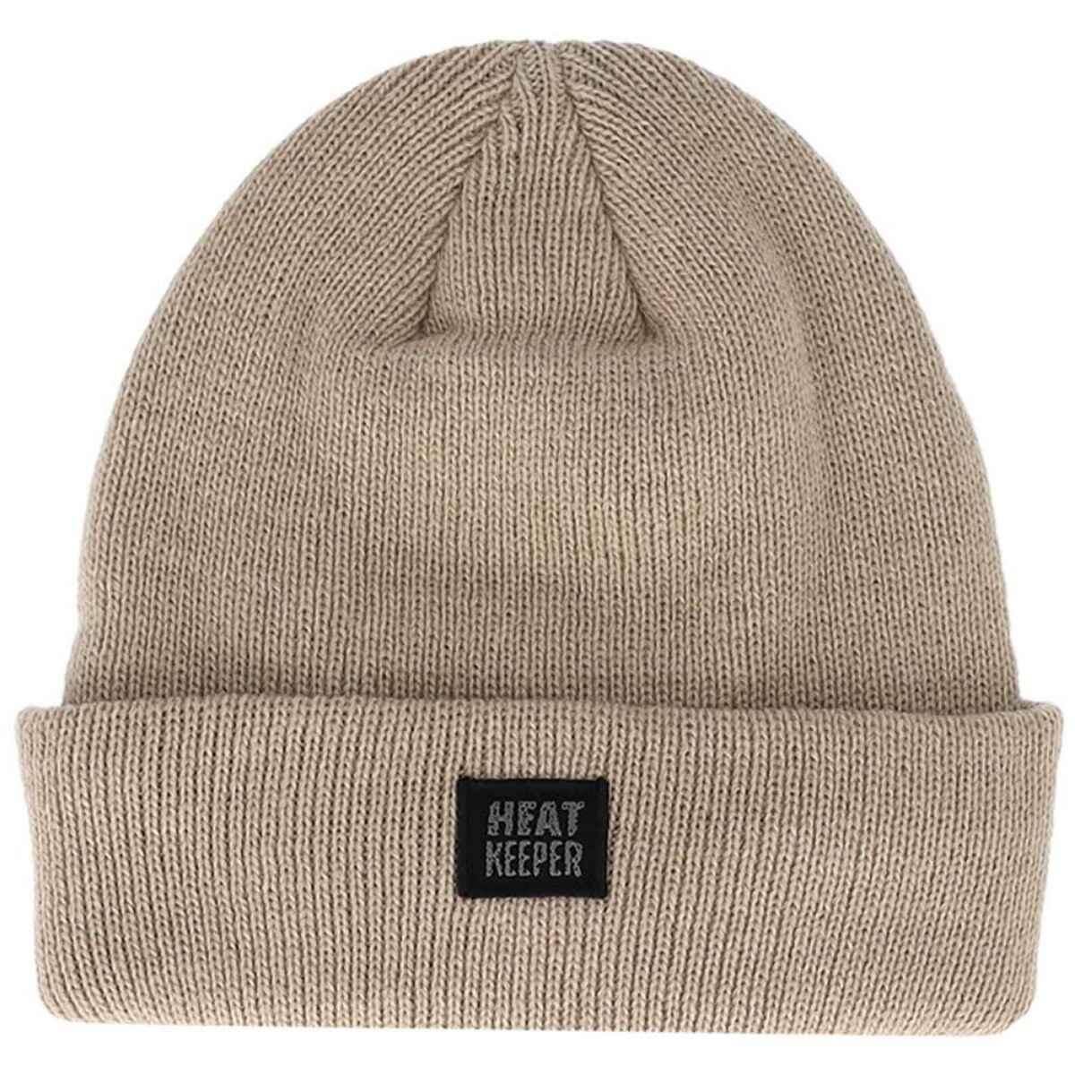 Bonnet thermique Heatkeeper pour homme, coupe-vent et imperméable, couleur camel 3/4
