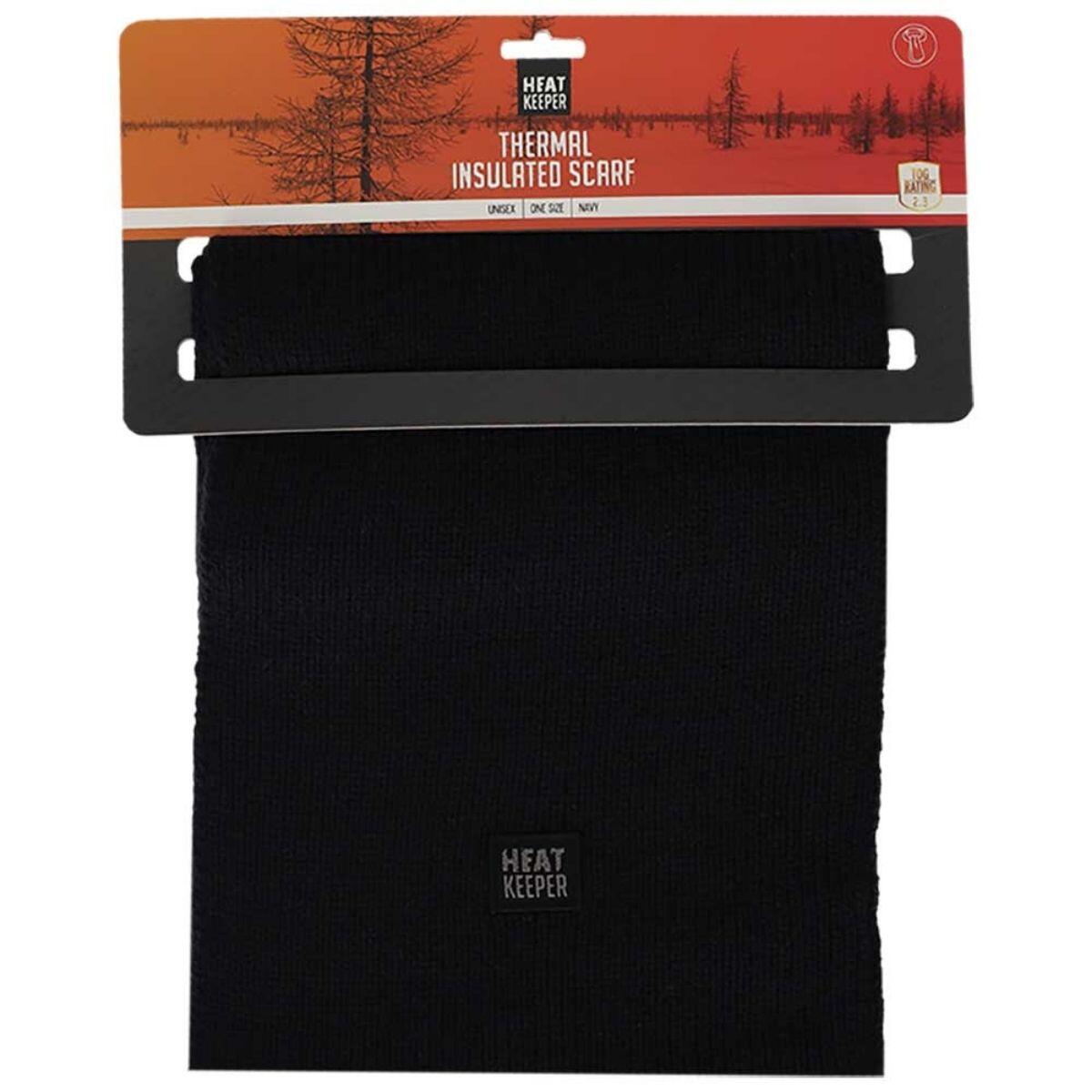 Écharpe thermique tricotée Heatkeeper pour homme, bleu marine 3/3