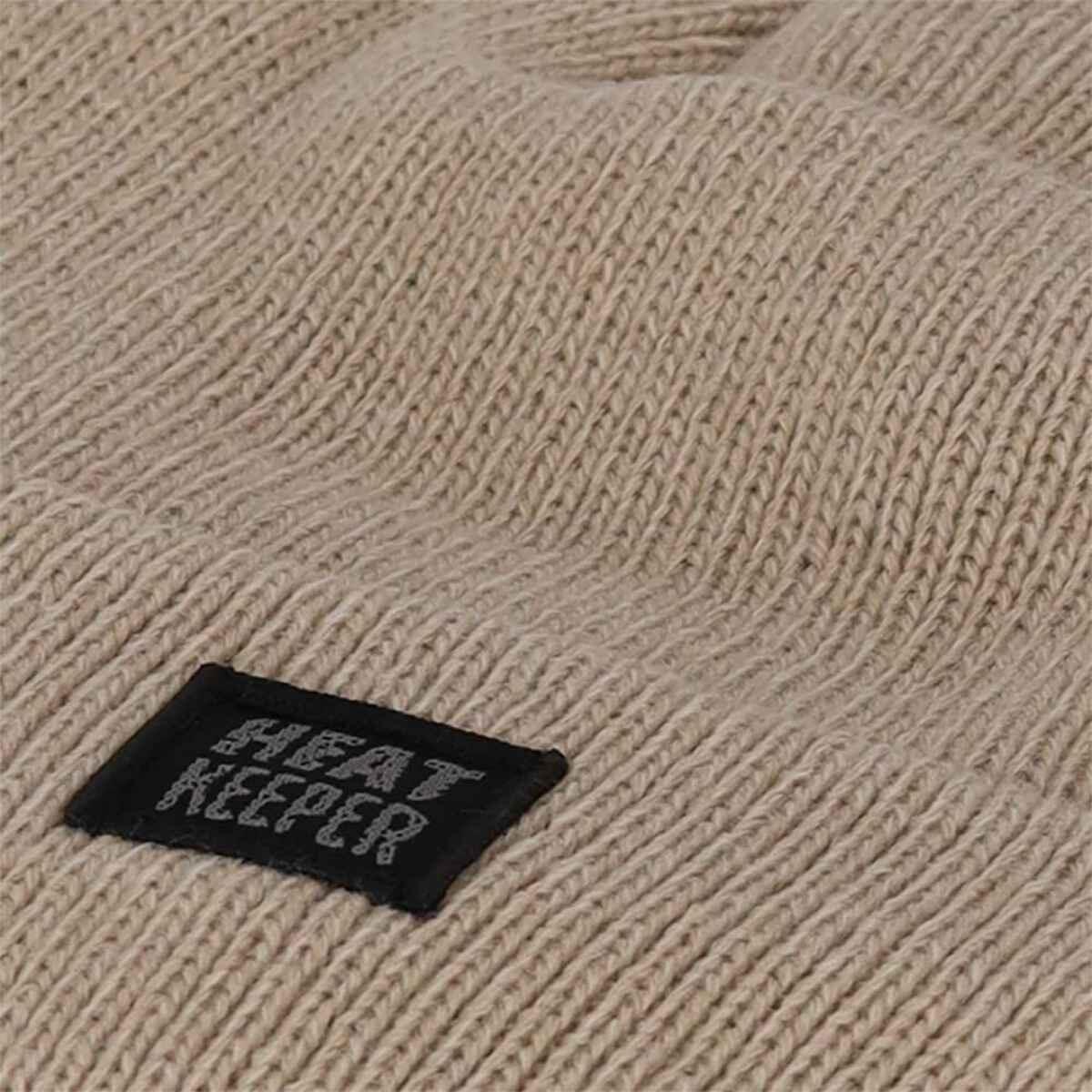 Bonnet thermique Heatkeeper pour homme, coupe-vent et imperméable, couleur camel 2/4