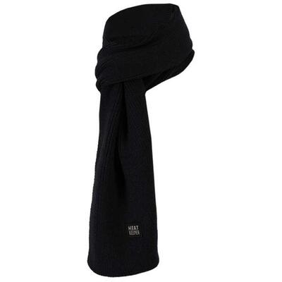 Heatkeeper thermo sjaal heren knitted zwart