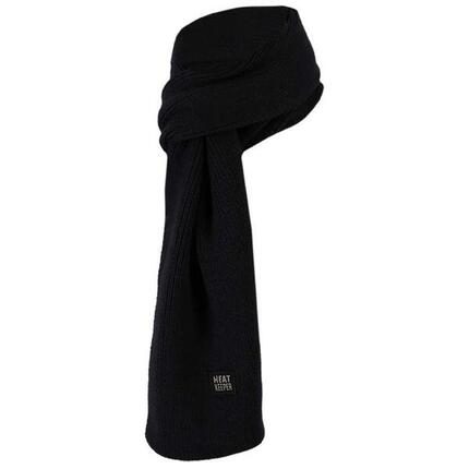 Heatkeeper - Écharpe thermique hommes - Polaire - Noir - 1 pièce - Écharpe