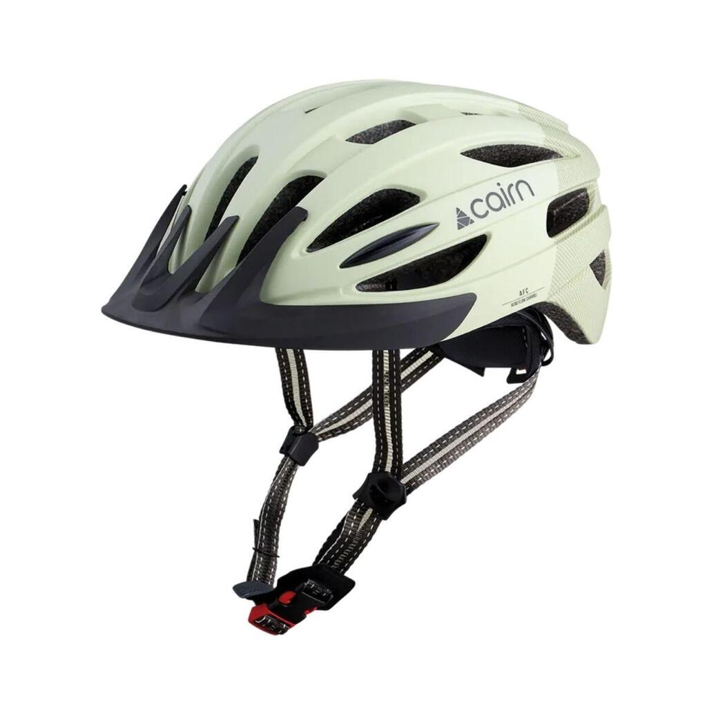 Cairn Fusion Helmet Led USB Mat Grey/Light Green